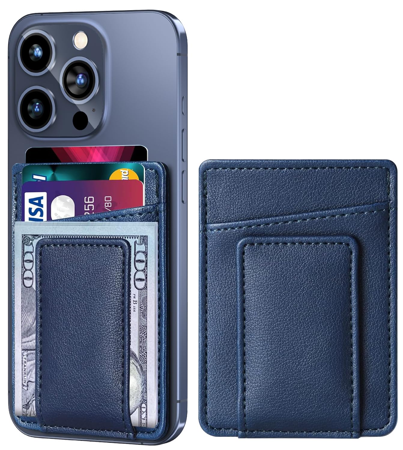 Magnetic Card Wallet Holder For Apple Magsafe, Magnetic Card Holder Magsafe Compatible With Iphone12 Iphone13/ 14 Magsafe Wallet