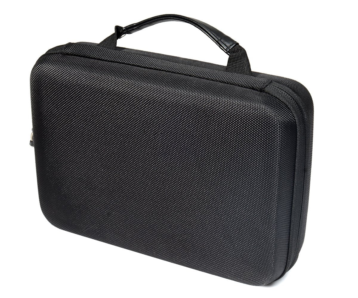 Professional Portable Recorder Case With Diy Foam Inlay For Dr-05, Dr-40, Dr-22L, Dr-100Mkll, Dr-1, Mini Tripod, Adapter, Mic Po