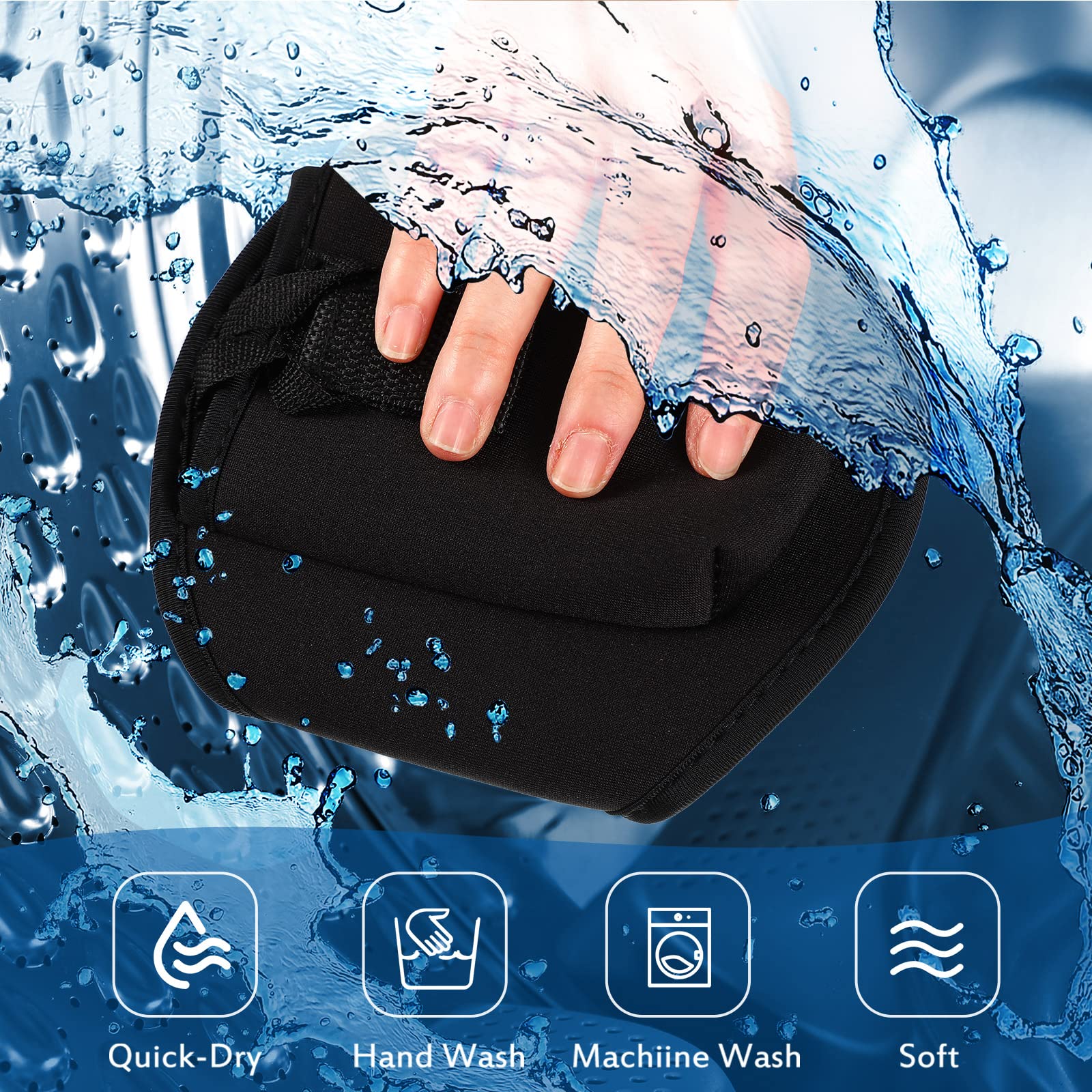 Weewooday 3 Packs Mic Belt Wireless Microphone Belt For Theatre Microphone Holder Waistband Bag For Fitness Instructor Micro Spe