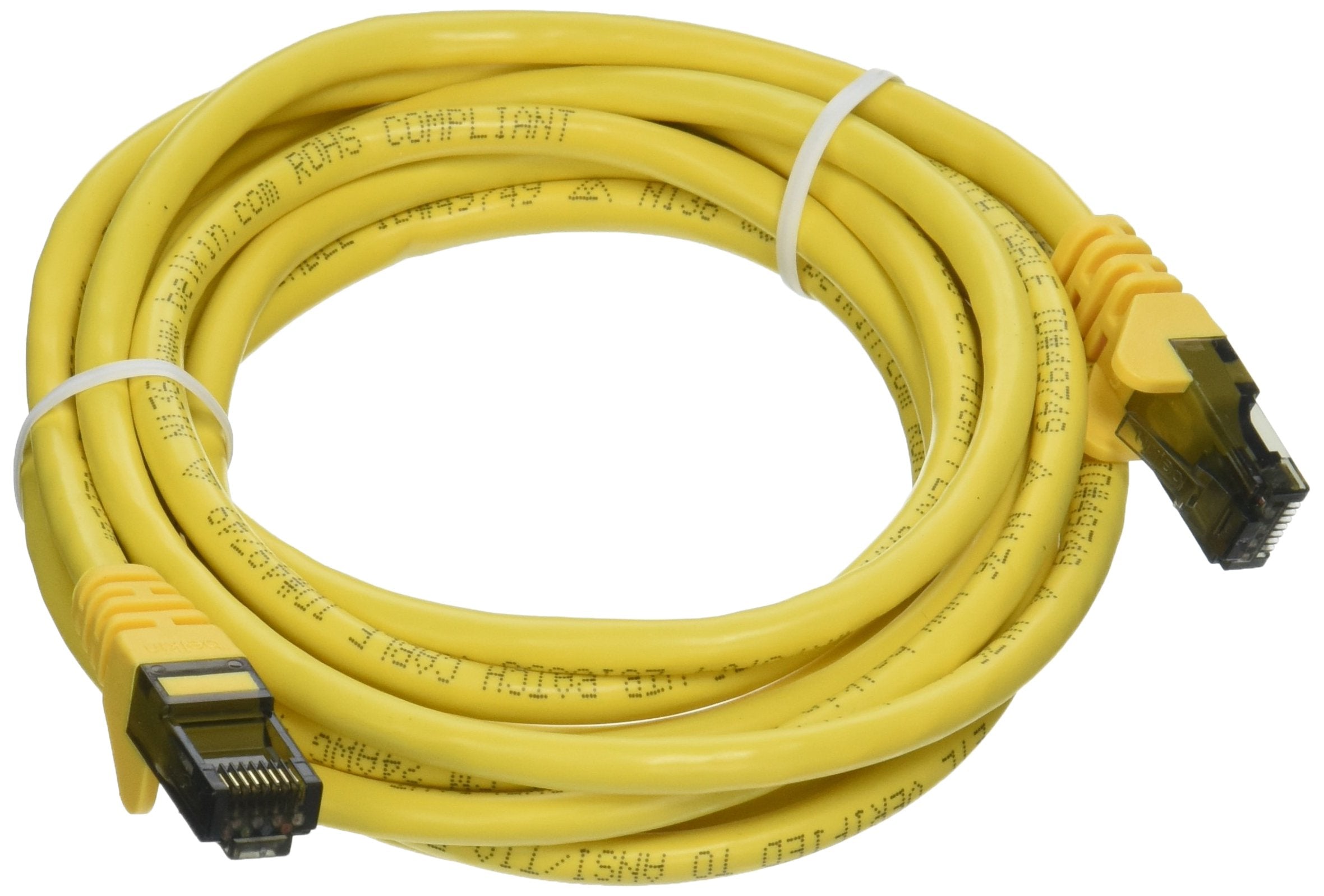 Patch Cable   Rj 45 (M)   Rj 45 (M)   10 Ft   Utp   ( Cat 6 )   Yellow