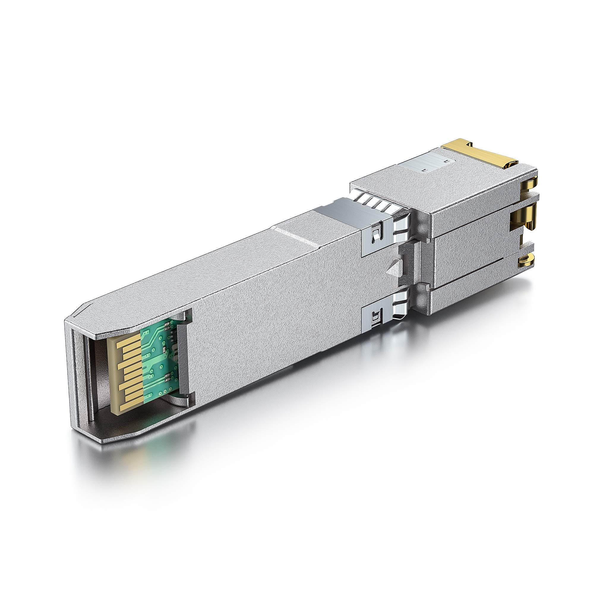 10Gb Sfp+ To Rj45 Module, 80 Meters, 10Gbase T Ethernet Sfp+ Copper Transceiver For Cisco, Tp Link, Mikrotik, Ubiquiti, Unifi, N