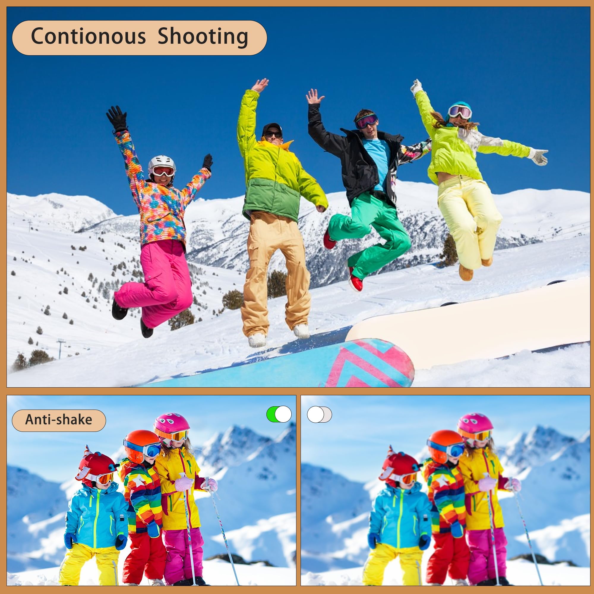 Focusify Digital Camera, 4K Cameras For Photography, Digital Point And Shoot Camera With 56Mp Autofocus 20X Zoom Anti Shake, Vid