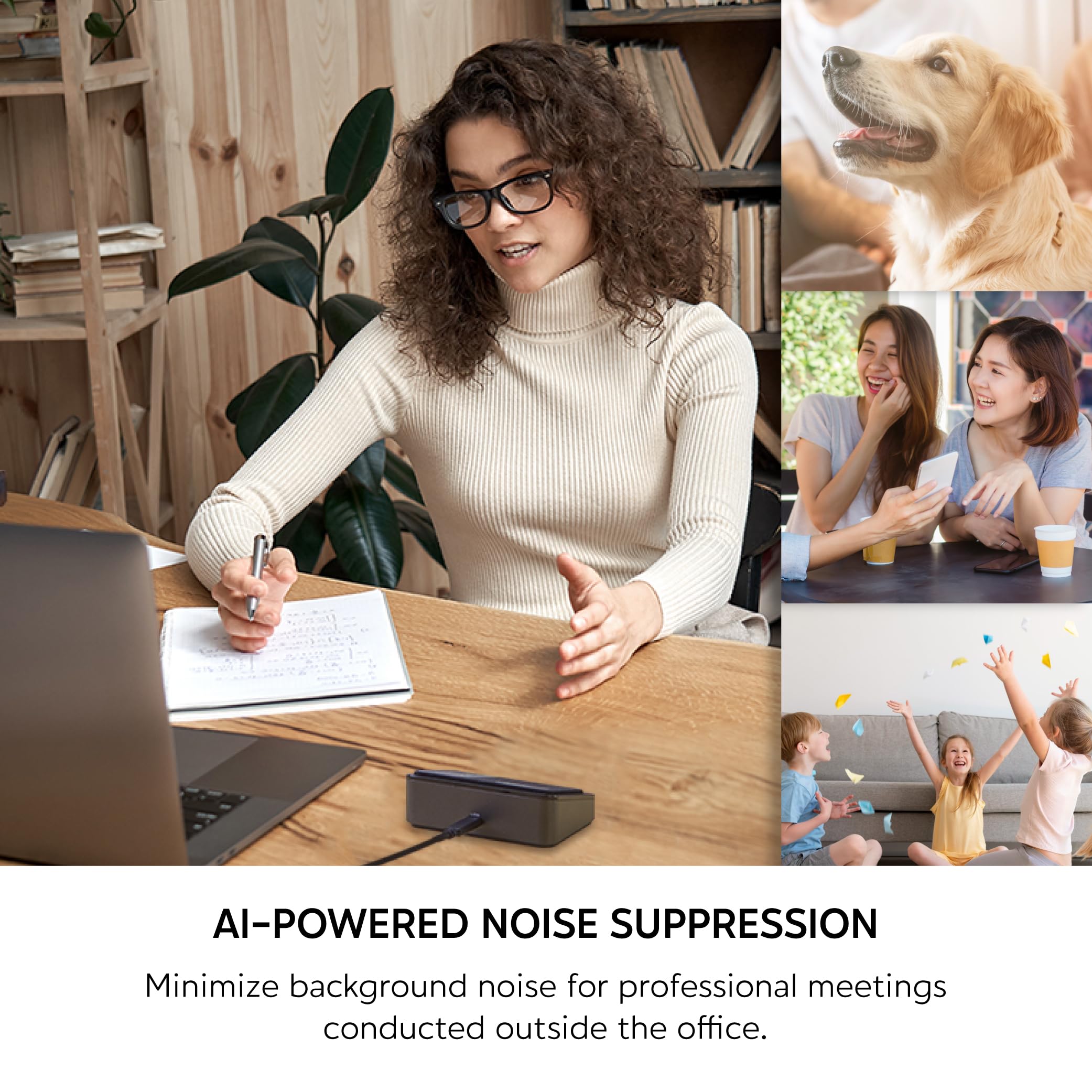 Avermedia As311 Ai Speakerphone - Ai-Powered Noise Suppression, Enhanced Voice Pickup, Usb Plug And Play, Easy Setup, Conference
