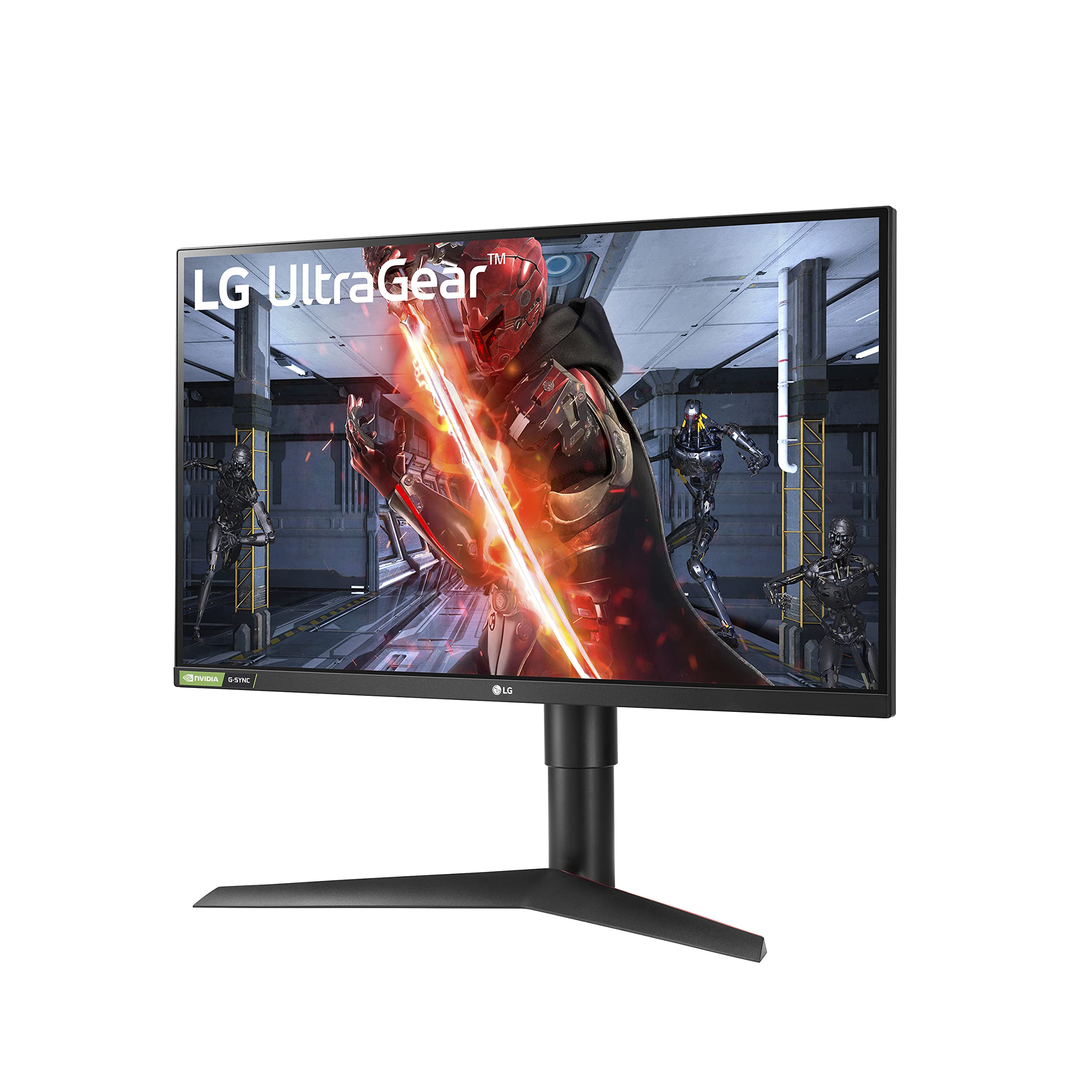 Lg 27Gl83A B 27 Inch Ultragear Qhd Ips 1Ms Nvidia G Sync Compatible Gaming Monitor, Black