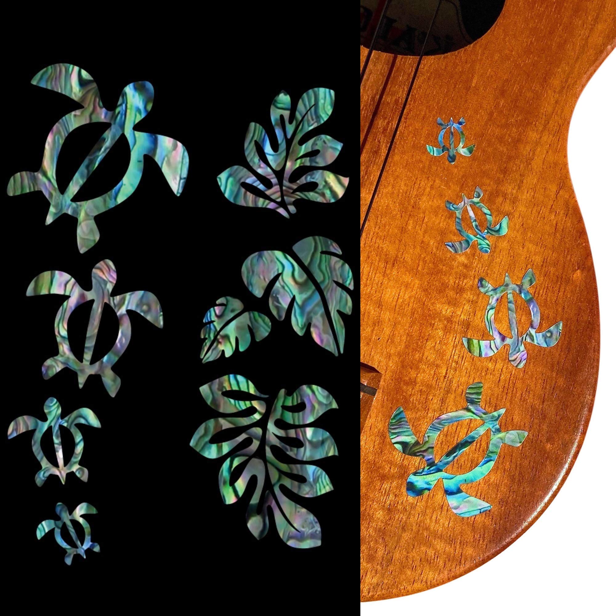 Inlaystickers Sticker/Decal, Abalone Blue, Set (Uk 273Hf Bl Az)