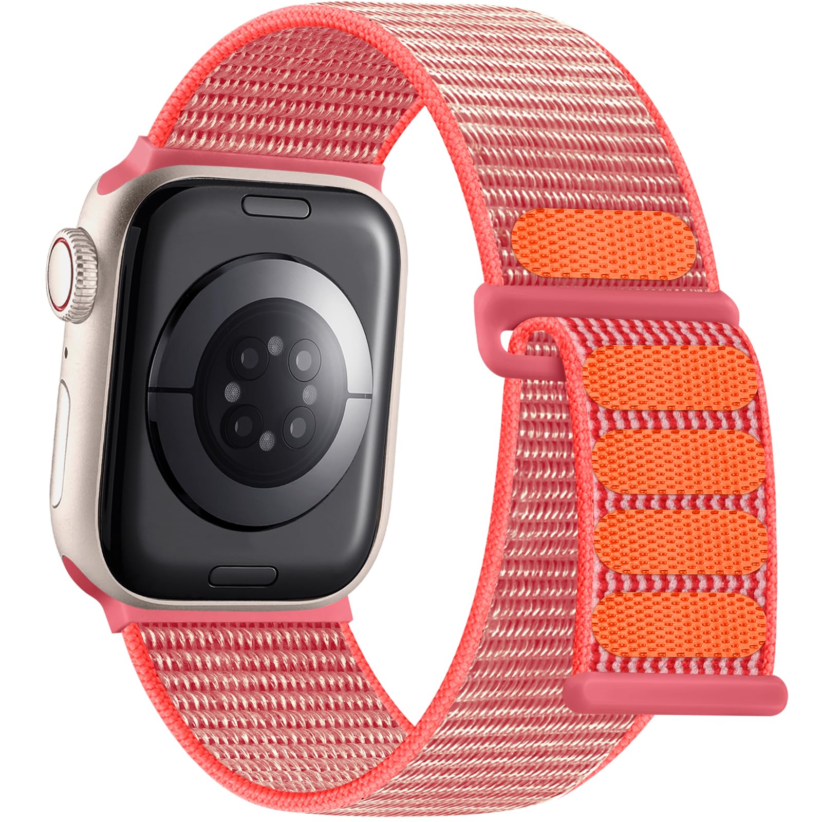 Sport Loop Compatible With Apple Watch Band Series 10 9 8 7 6 5 4 3 Se Ultra 2 1 Iwatch Bands For Women Men, Soft Nylon Strap Wr