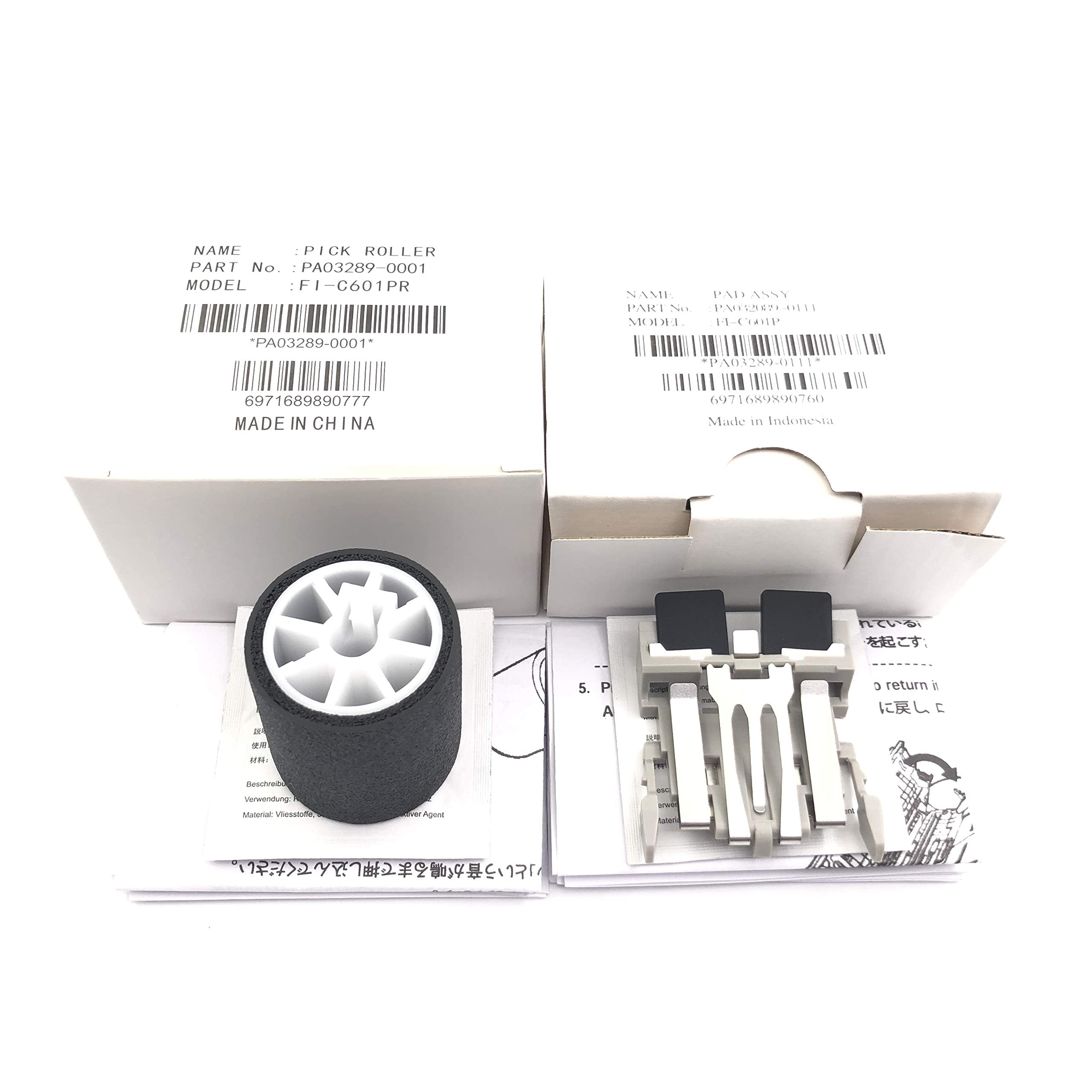 Oklili Pa03289 0001 Pa03289 0111 Pick Pickup Roller Separation Pad Assembly Compatible With Fujitsu Fi 6010N Fi 6000Ns Fi 5120C Fi 5220C Fi 4120C2 Fi 4220C2 Fi 4120C Fi 4220C