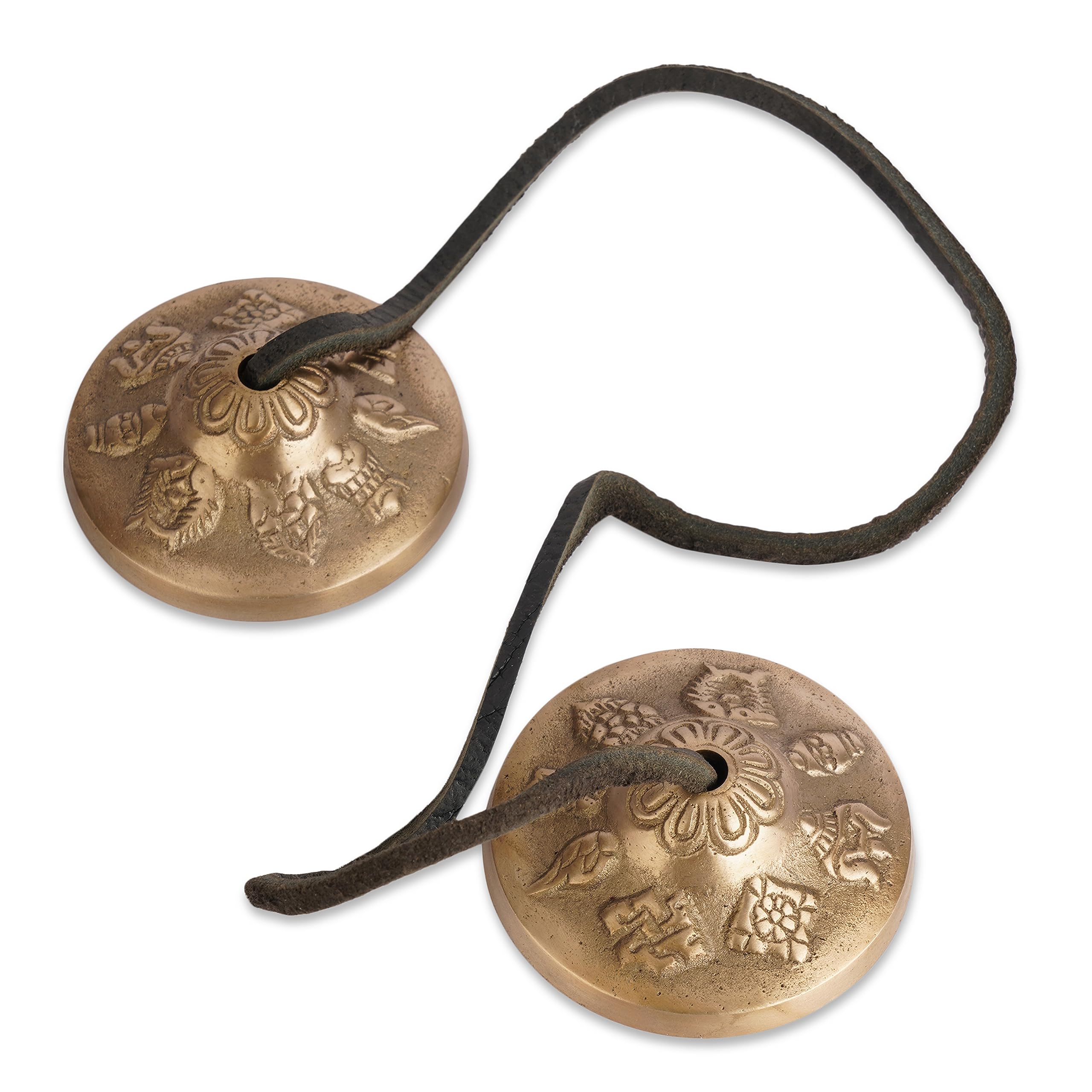 Ajuny Tibetan Tingsha Cymbals Bell Buddhist Meditation Yoga Bells Manjira Musical Instrument Spiritual Gift