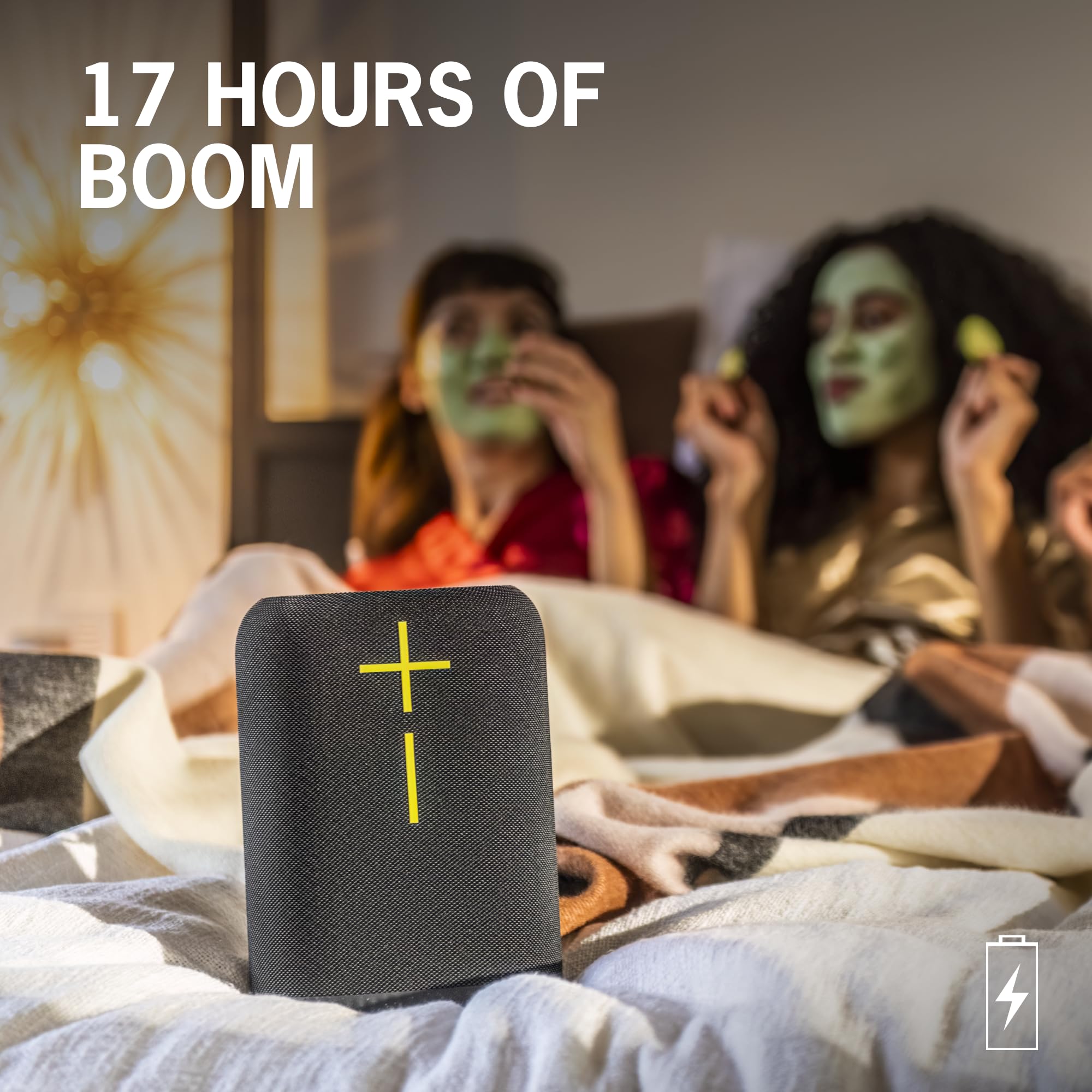 Ultimate Ears Epicboom, Portable Wireless Bluetooth Speaker, Big Bass And Immersive, 360 Degree Sound, Adaptive Eq, Ip67 Waterpr