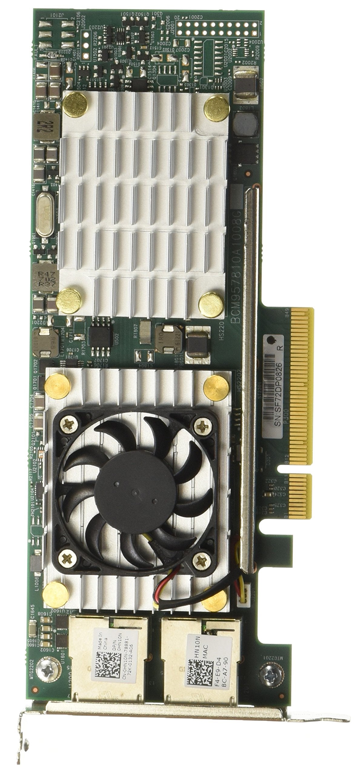 Dell Broadcom 57810S Dual Port 10Gb Base T Server Adapter