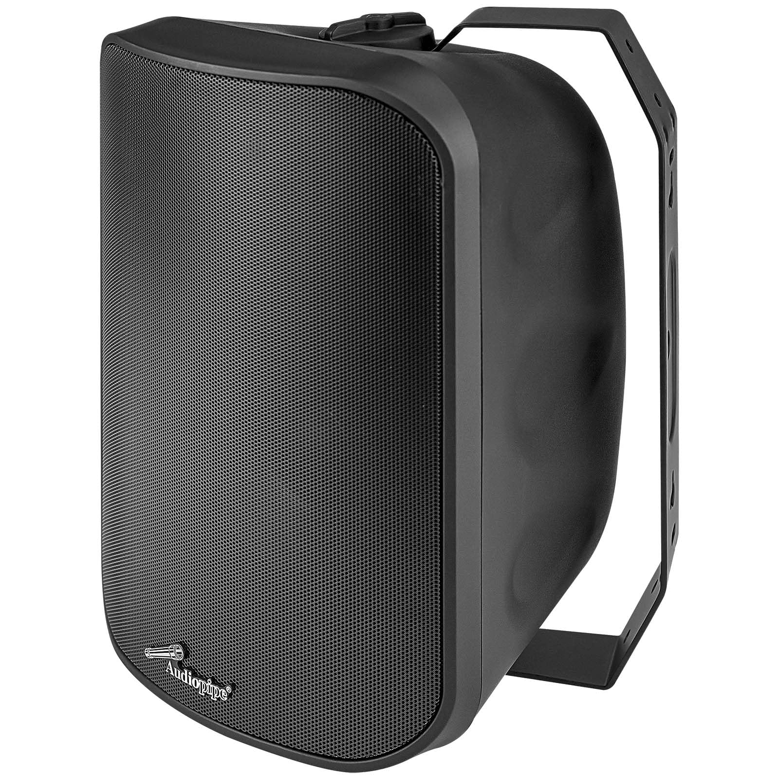 Audiopipe 6.5    2 Way Indoor/Outdoor Weatherproof Loudspeaker (Odp 653 Blk), Black, Monitor Speaker, 2 Way, 100 Watts, 8 Ohms,
