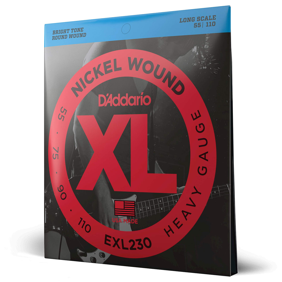 Daddario Bass Guitar Strings   Xl Nickel Bass Strings   Exl230   Perfect Intonation, Consistent Feel, Powerful Durability   For 