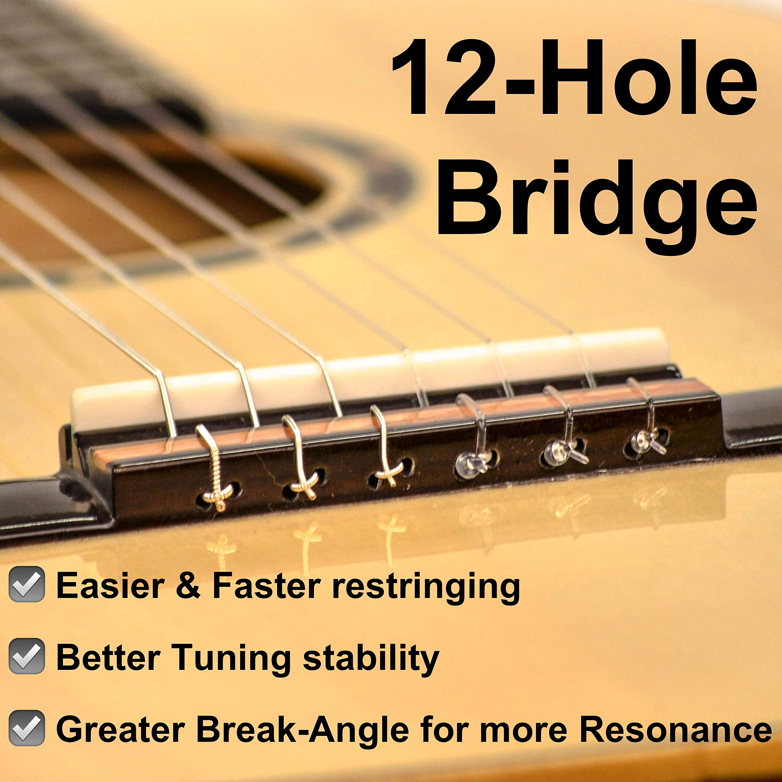 Family Series Thinline Acoustic-Electric Nylon Classical 6-String Guitar W/Bag