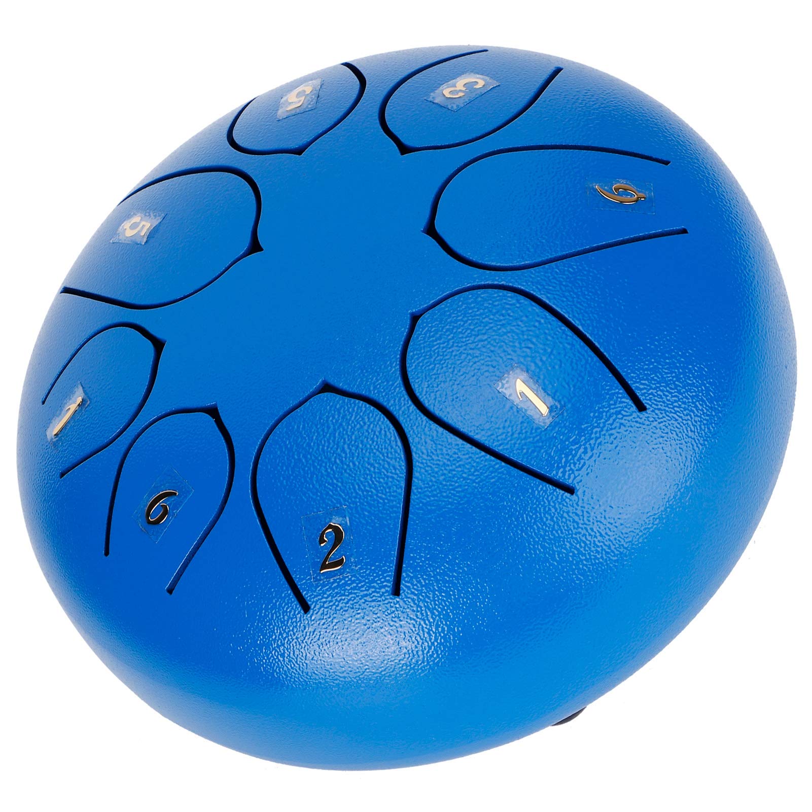 Tongue Drum, Ethereal Durable 6in Hand Pan Drum, for Home School(Blue)