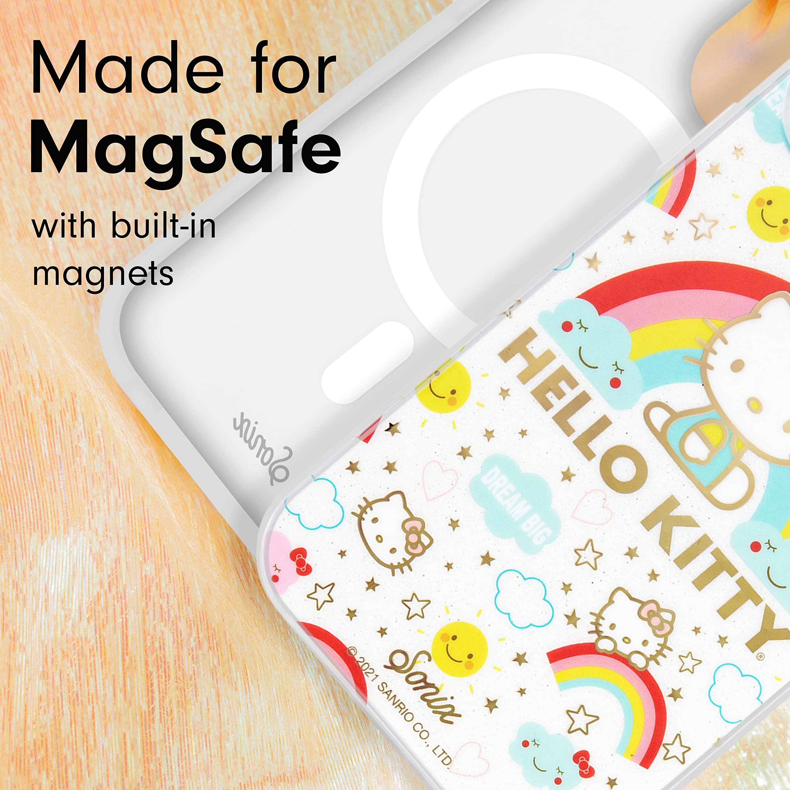 Sonix X Sanrio Case For Iphone 14 Pro | Compatible With Magsafe | 10Ft Drop Tested | Cosmic Hello Kitty
