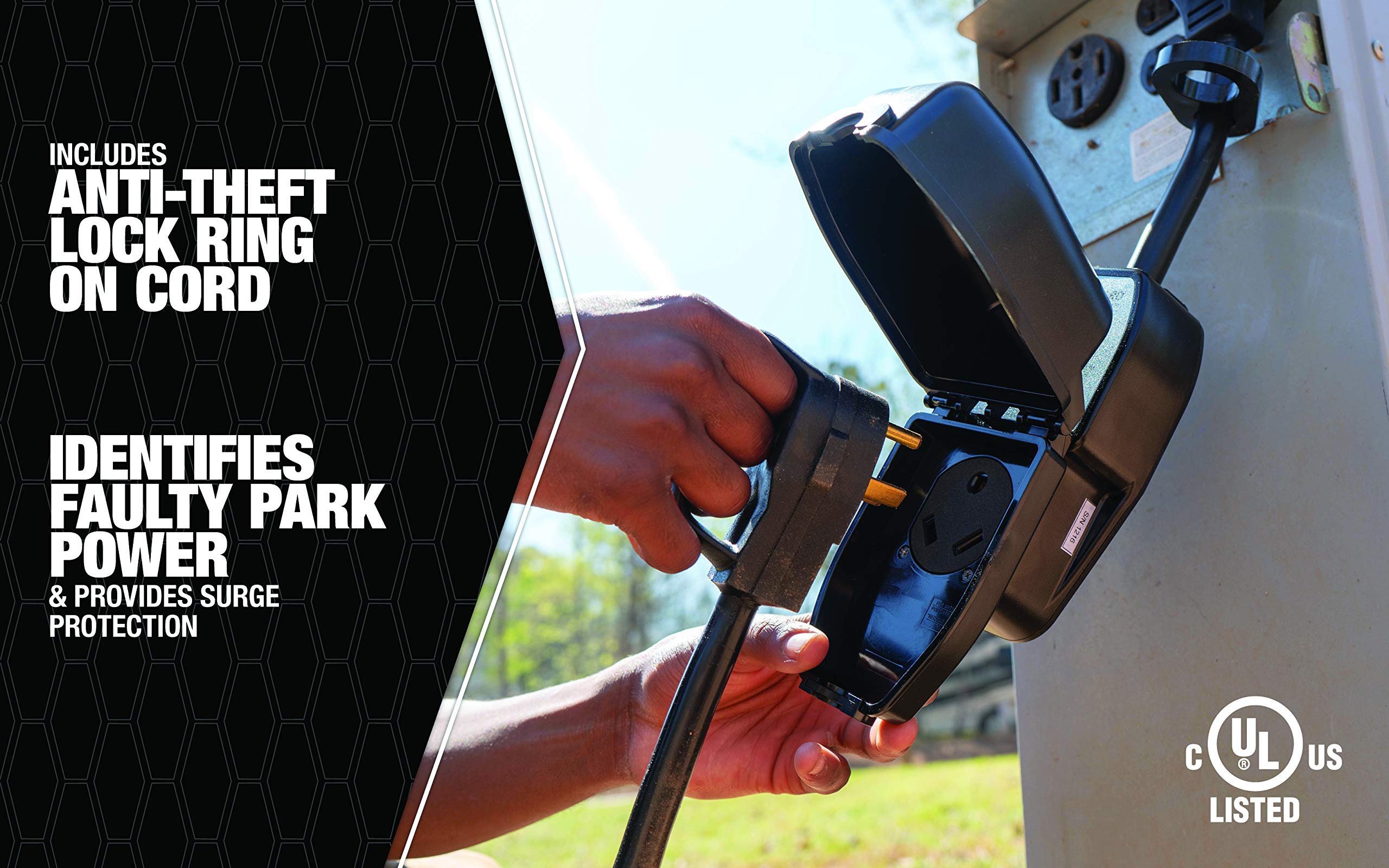 Southwire Company Llc 44380 Surge Guard 30A Portable , Black