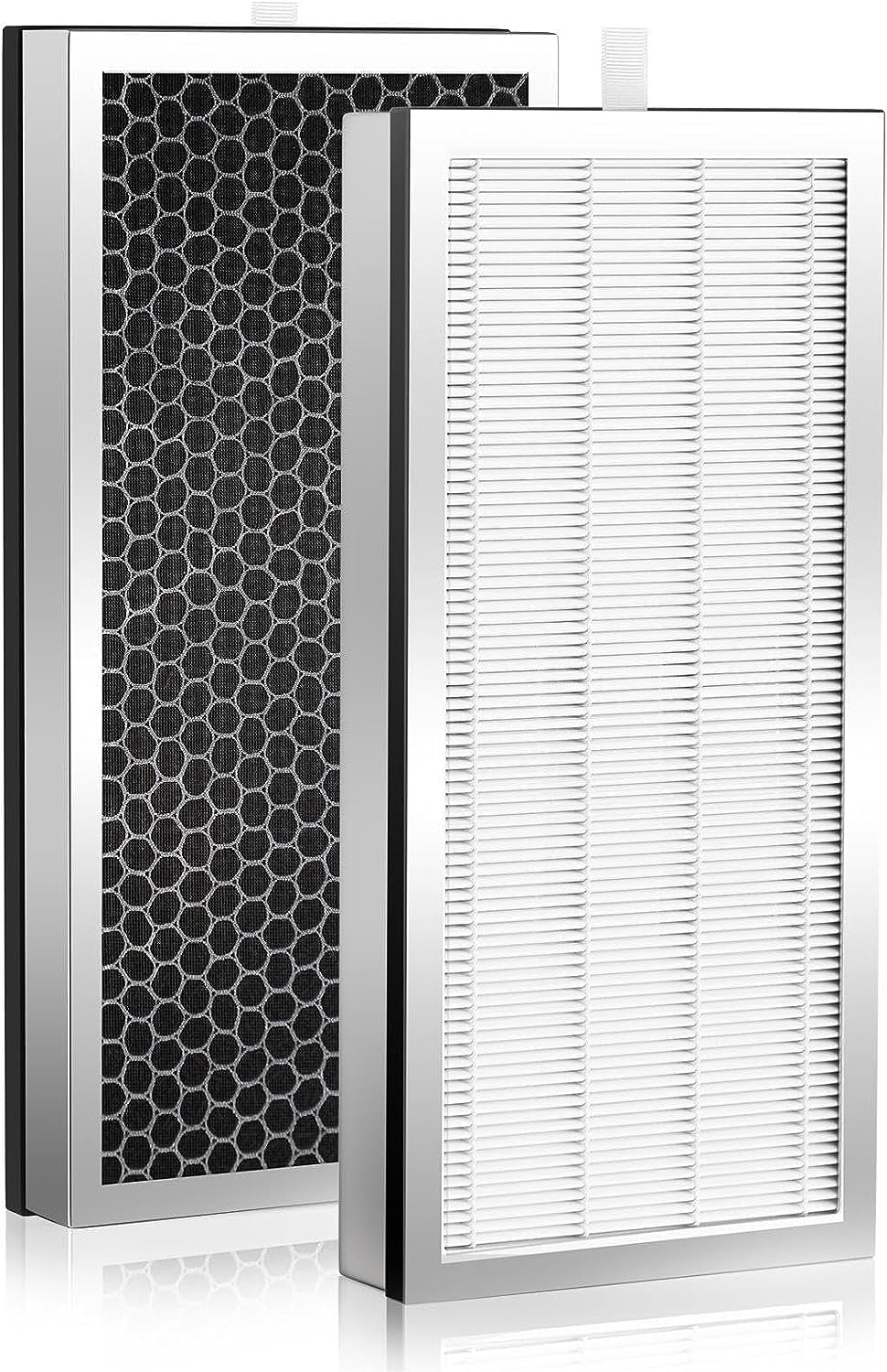 Aosnom 2Pk 3 In 1 Filter Compatible With Medify Ma 40 Ma 40B Ma 40W Air Purifier, For Part #Me 40, H13 Hepa & Activated Carbon