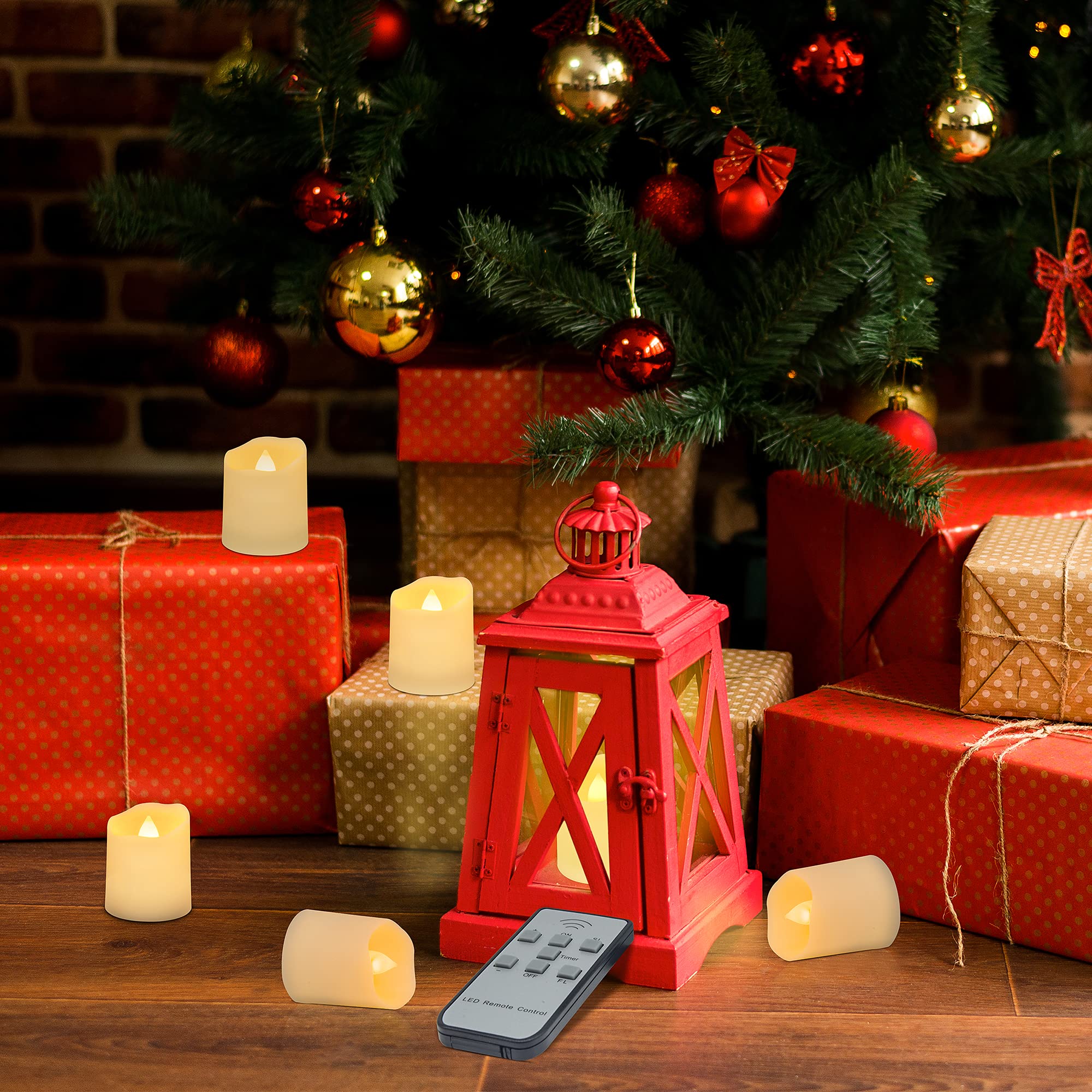 Daord Rechargeable Led Tea Lights Usb Flameless Warm White Votive Candles With Remote Battery Flickering Tealights Candle For Ha