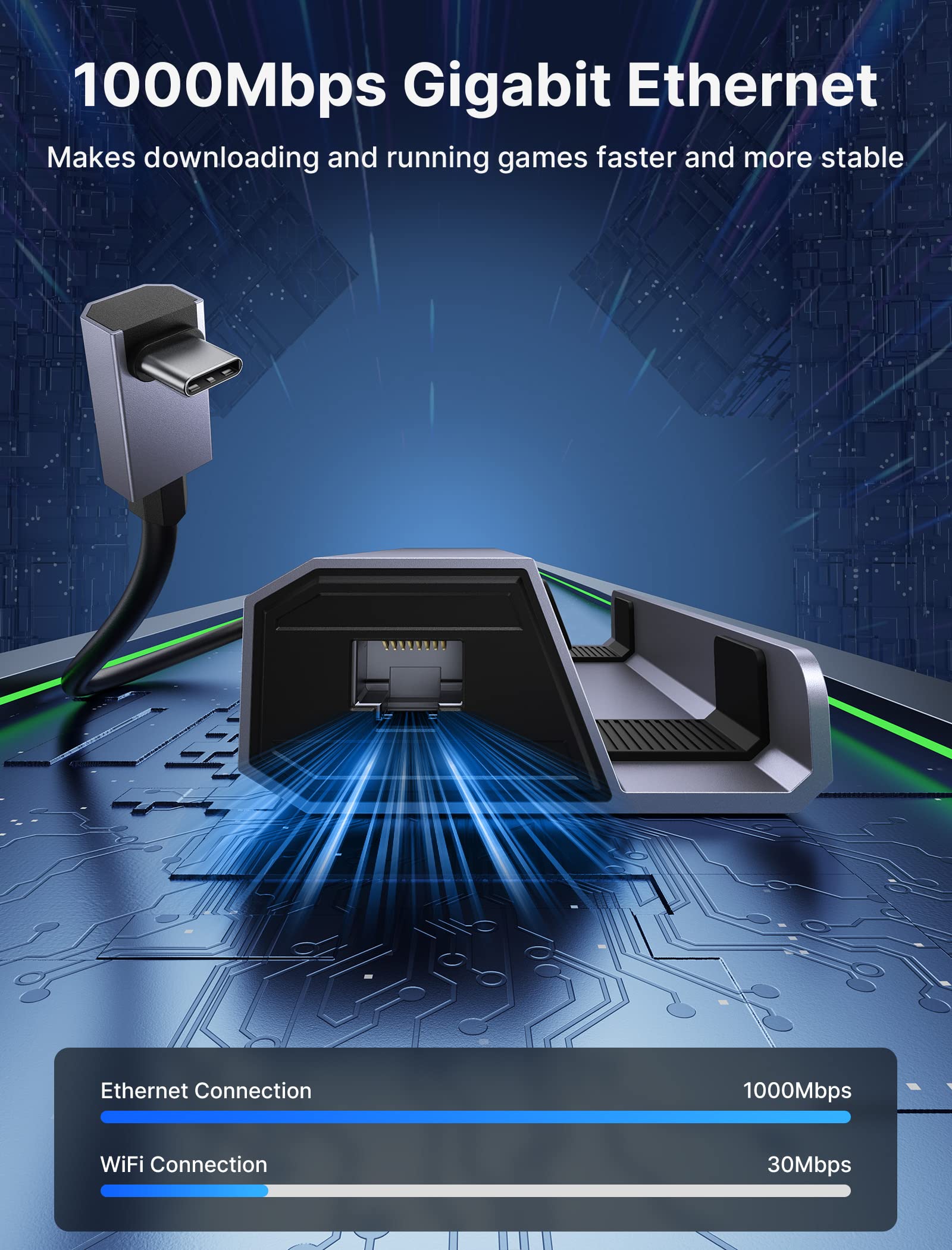 Jsaux Docking Station & 45W Charger For Steam Deck, 6 In 1 Steam Deck Dock With Hdmi 2.0 4K@60Hz, Gigabit Ethernet, 3 Usb A 3.0