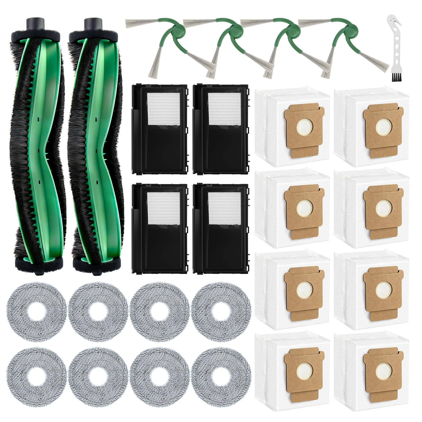 27 Pcs Accessories Kits for iRobot Roomba 415X/ Plus 415 Combo Robot Vacuum