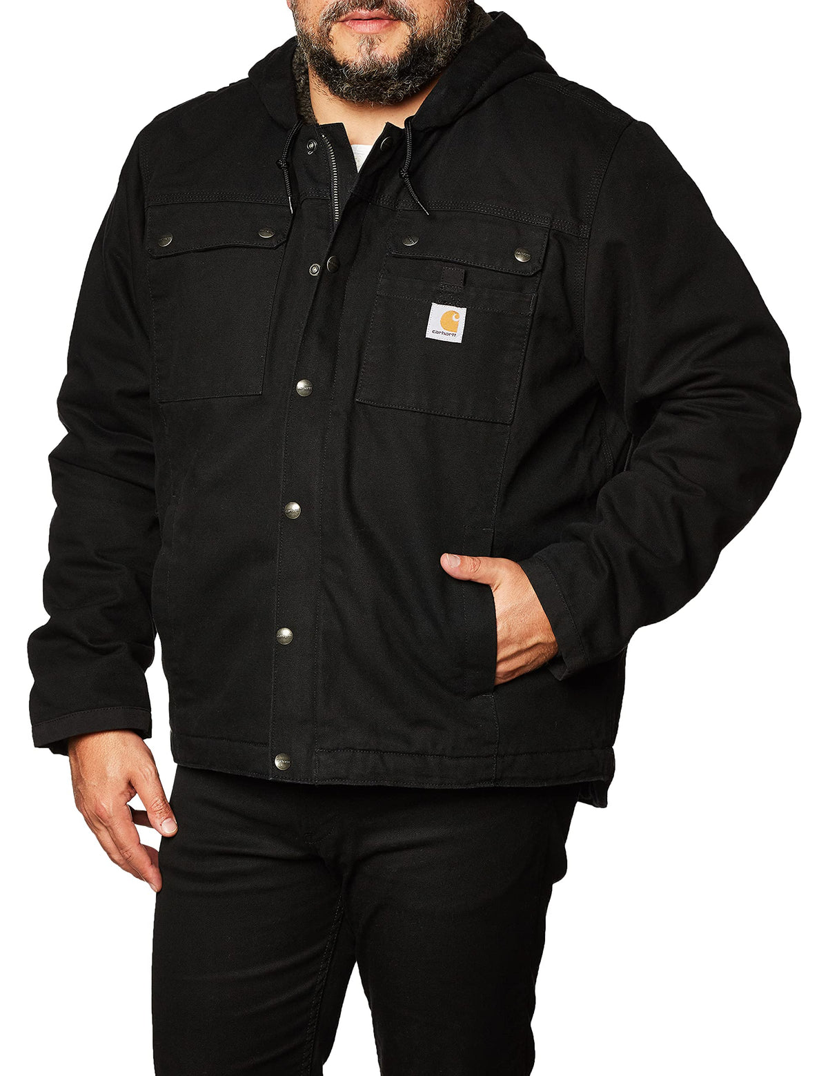 Carharttmensbartlett Jacket (Big  Tall)Blackmedium Tall