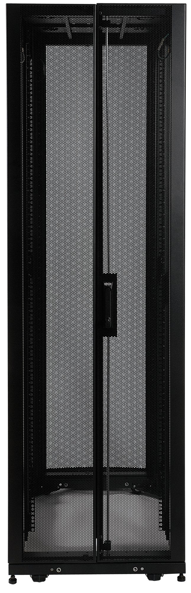 Tripp Lite 42U Shallow Depth Rack Enclosure Cabinet With Doors & Side Panels, 3000 Lb. Capacity, Black (Sr42Ubsd)