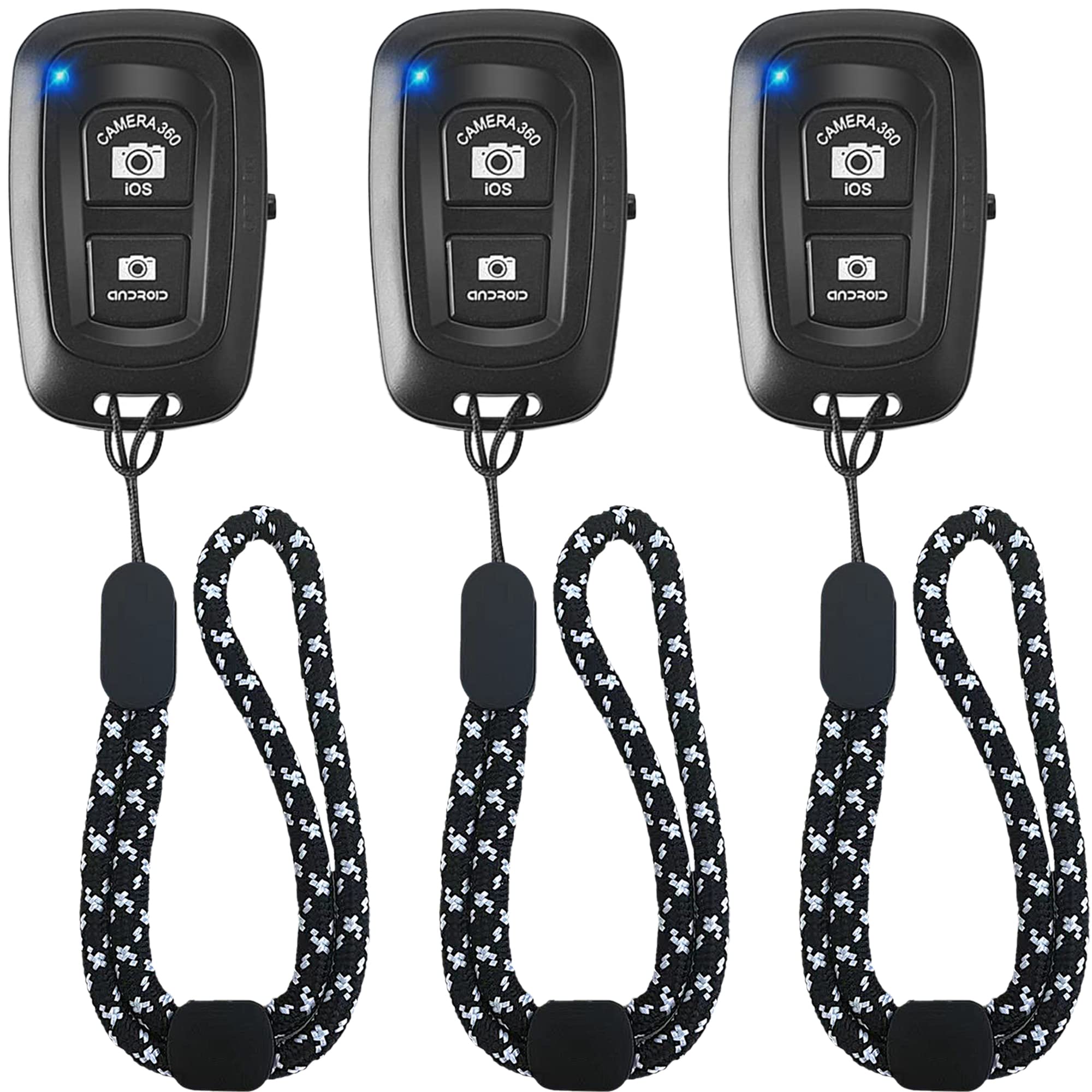 Remote Shutter For Iphone Camera, Bluetooth Remote For Android, Hands Free Works With Take A Christmas Family Portrait, Create A