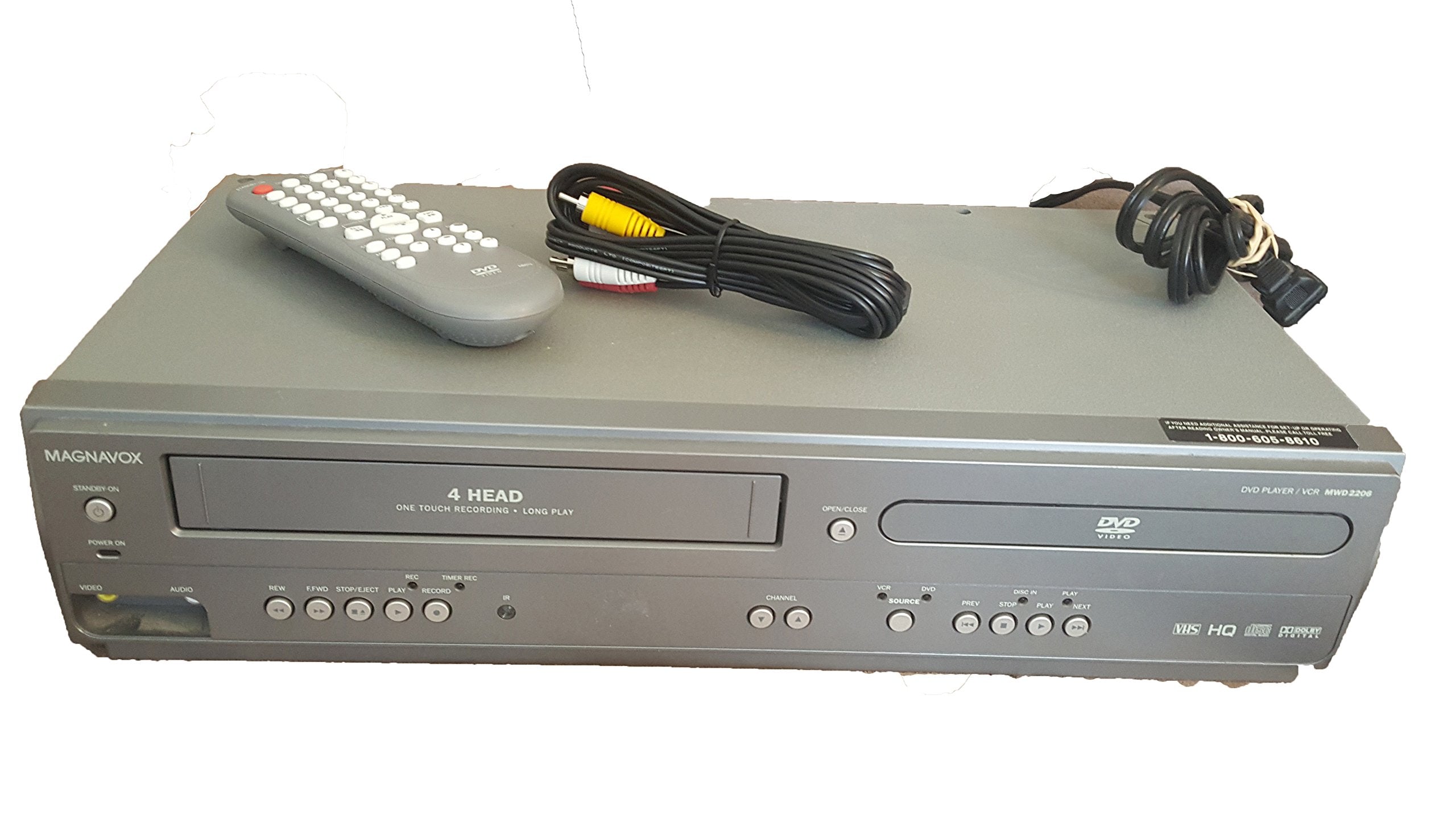 Magnavox MWD2206 DVD/VCR Combination Player
