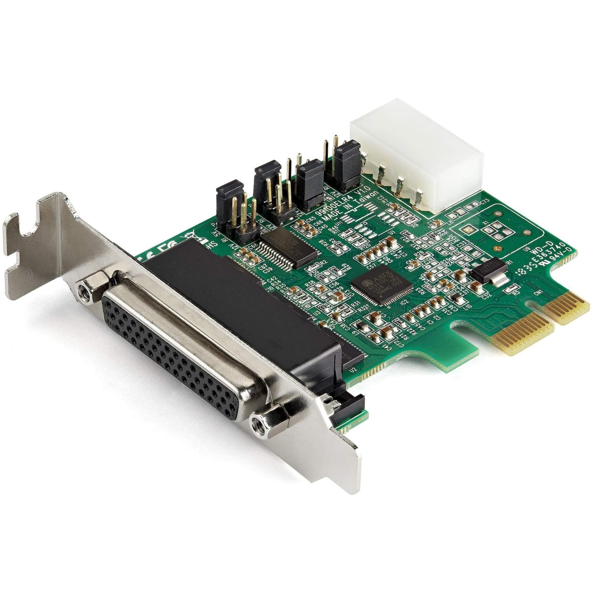 Startech.Com 4 Port Pci Express Rs232 Serial Adapter Card   Pcie Rs232 Serial Host Controller Card   Pcie To Serial Db9   16950