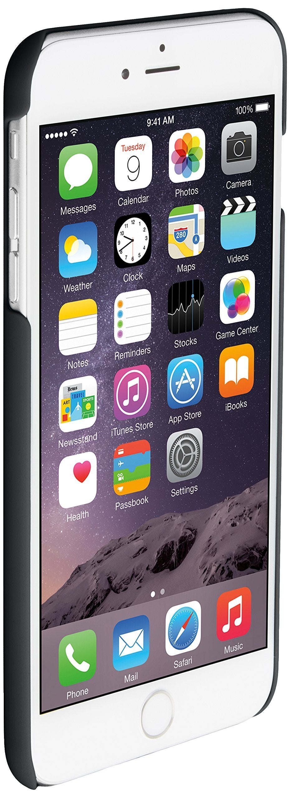 iPhone 6s Plus case, iPhone 6 Plus case, Nupro Lightweight Protective Snap-on Case for Apple iPhone Plus (5.5 screen) - Black