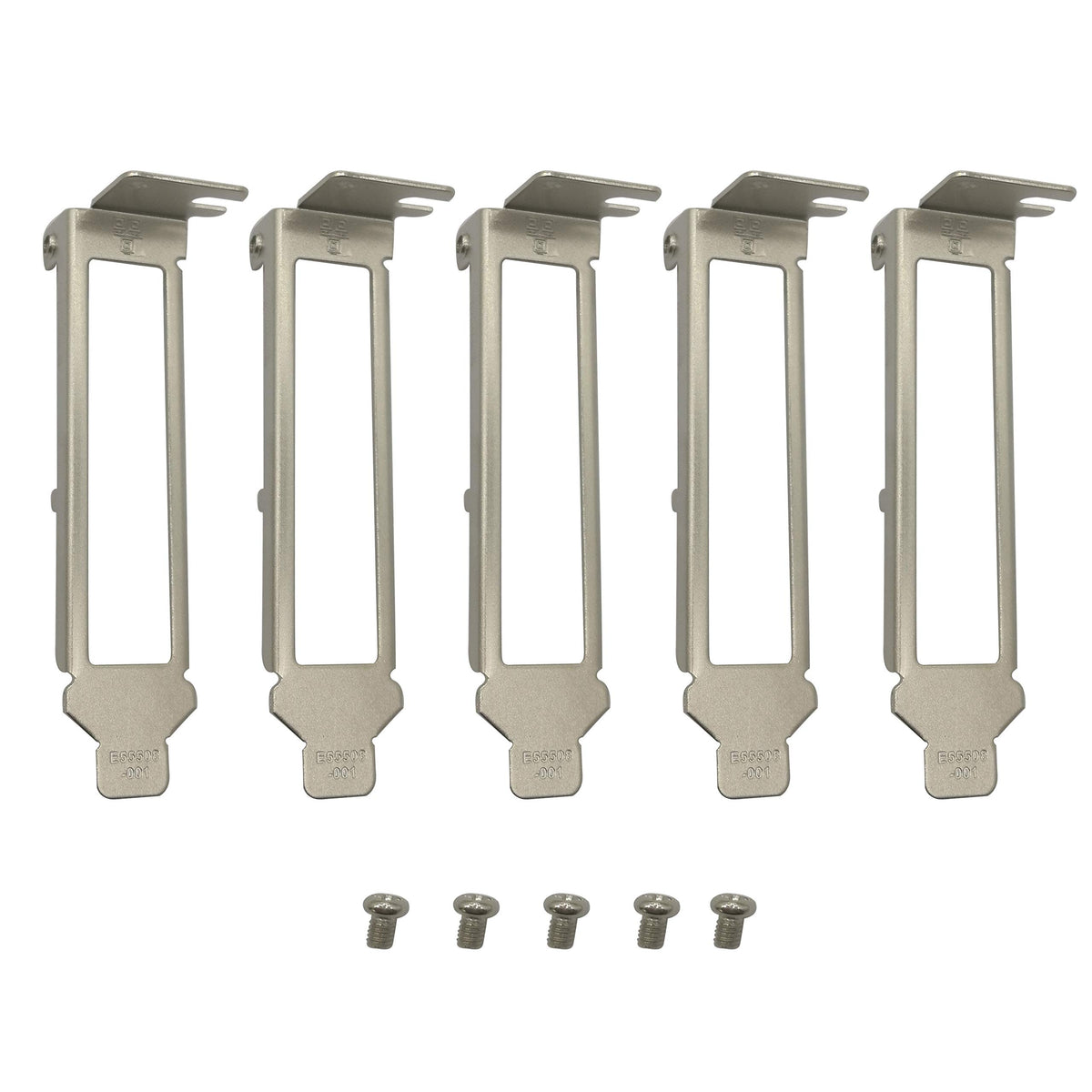 Bestparts 5Pcs Generic Low Profile Brackets For Intel E1G44Et E1G44Et2 I340 T4 I350 T4 Hp Nc365T Dell H092P K828C Hm9Jy Yt674 Quad Port With Screws