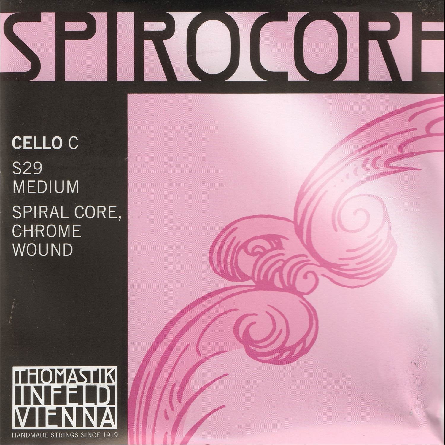 Thomastik-Infeld Spirocore 4/4 Cello C String - Chromesteel/Steel - Medium Gauge