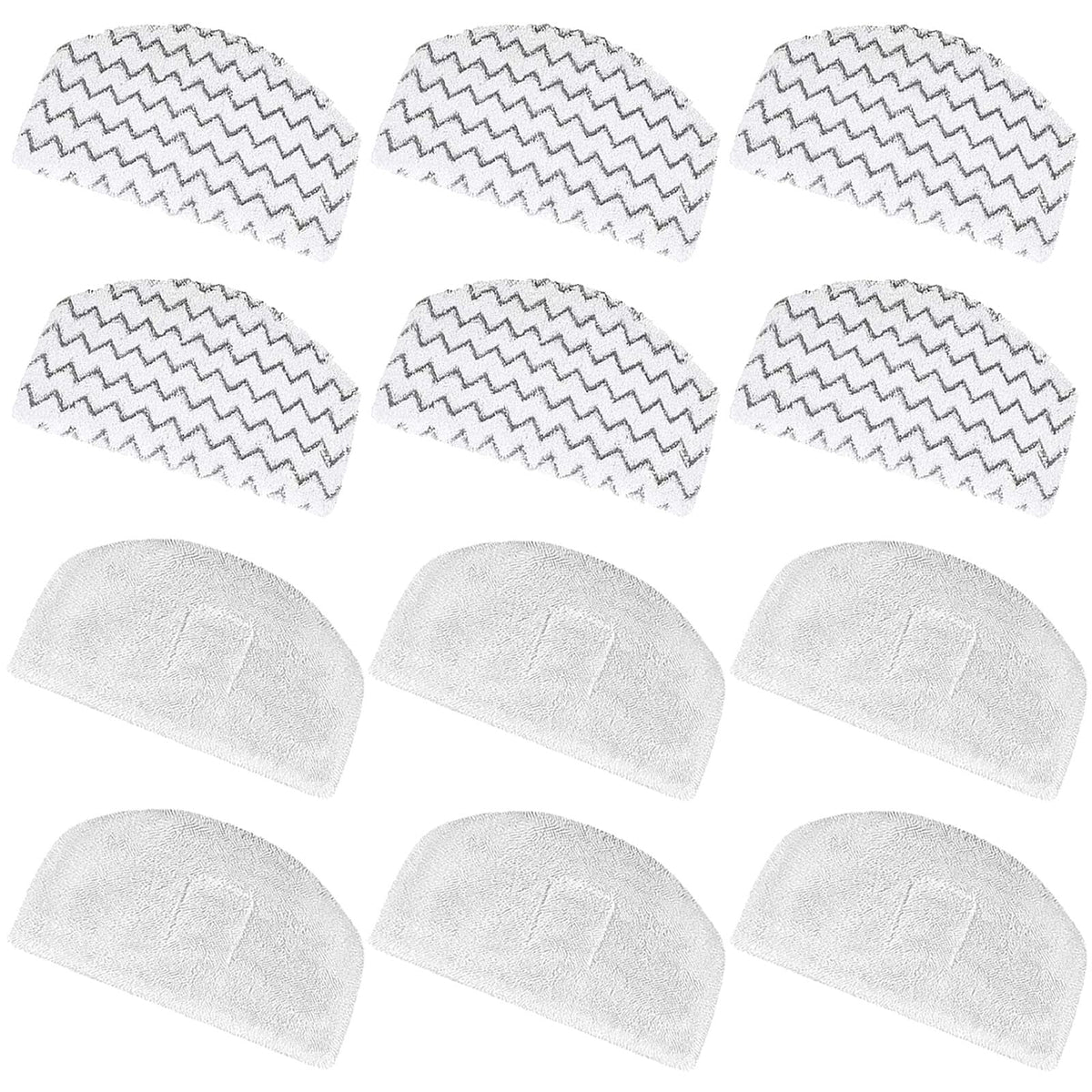12 Pack 1940 Steam Mop Replacement Pads For Bissell Powerfresh Steam Mop 1940 1440 1806 1544 2075 2685A 2814 Series, Model 19402