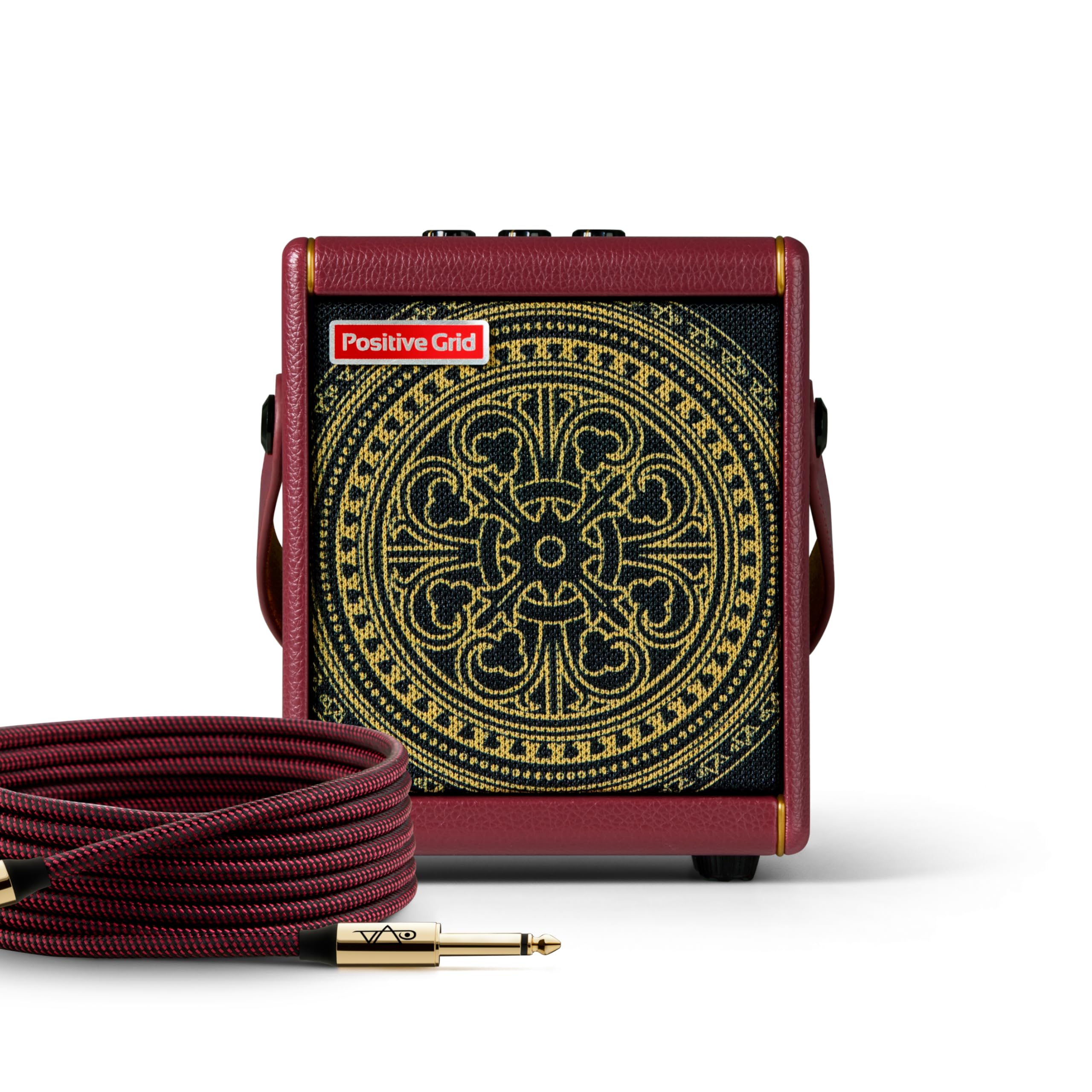 Positive Grid Spark Mini Vai Special Edition 10 Watt Portable Smart Guitar Amp And Bluetooth Speaker   Designed By Steve Vai