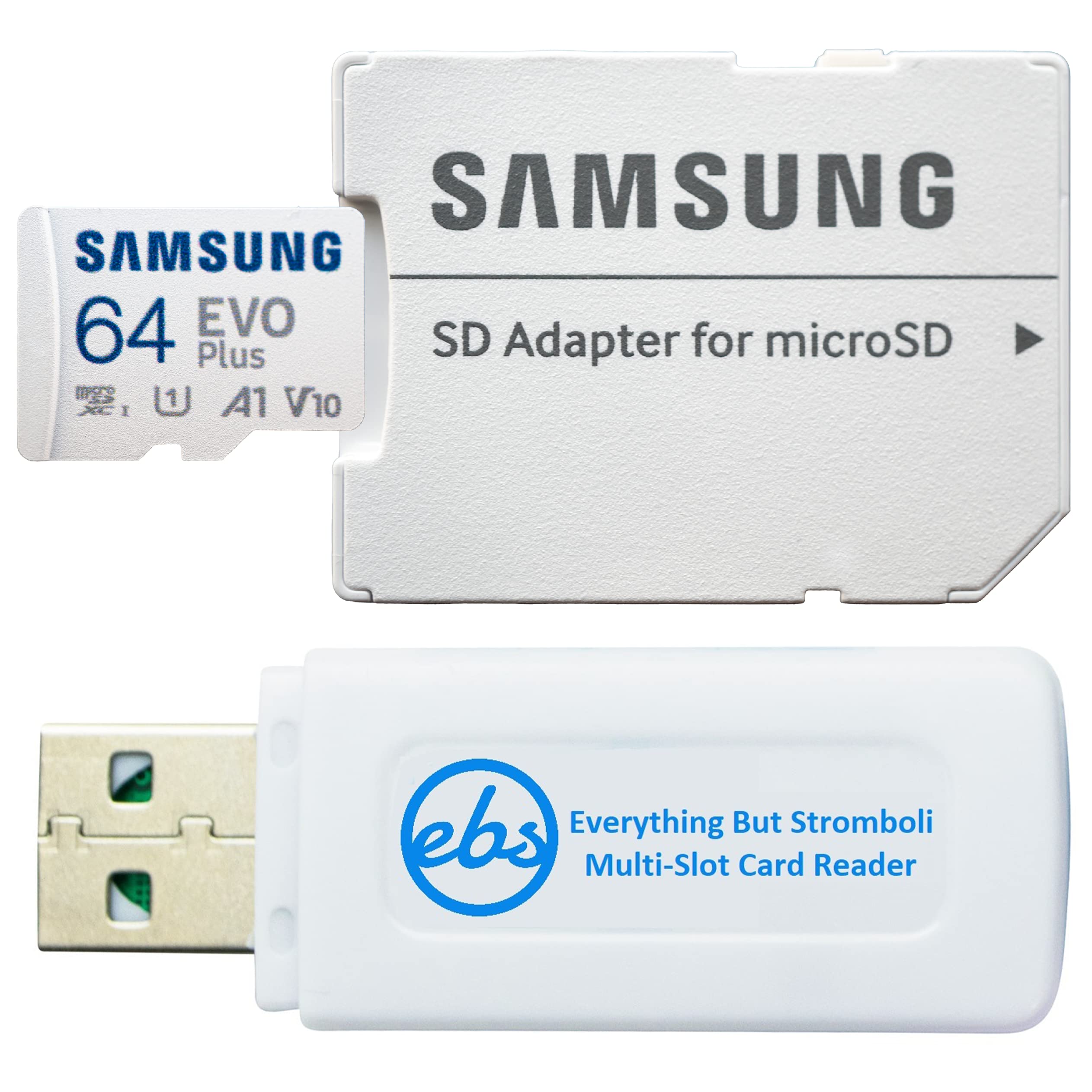 Samsung Evo Plus 64Gb Micro Sdxc Memory Card Class 10 (Mb Mc64Ka) Works With Android Galaxy Cell Phones A10E, A10S, A30S, A50S,