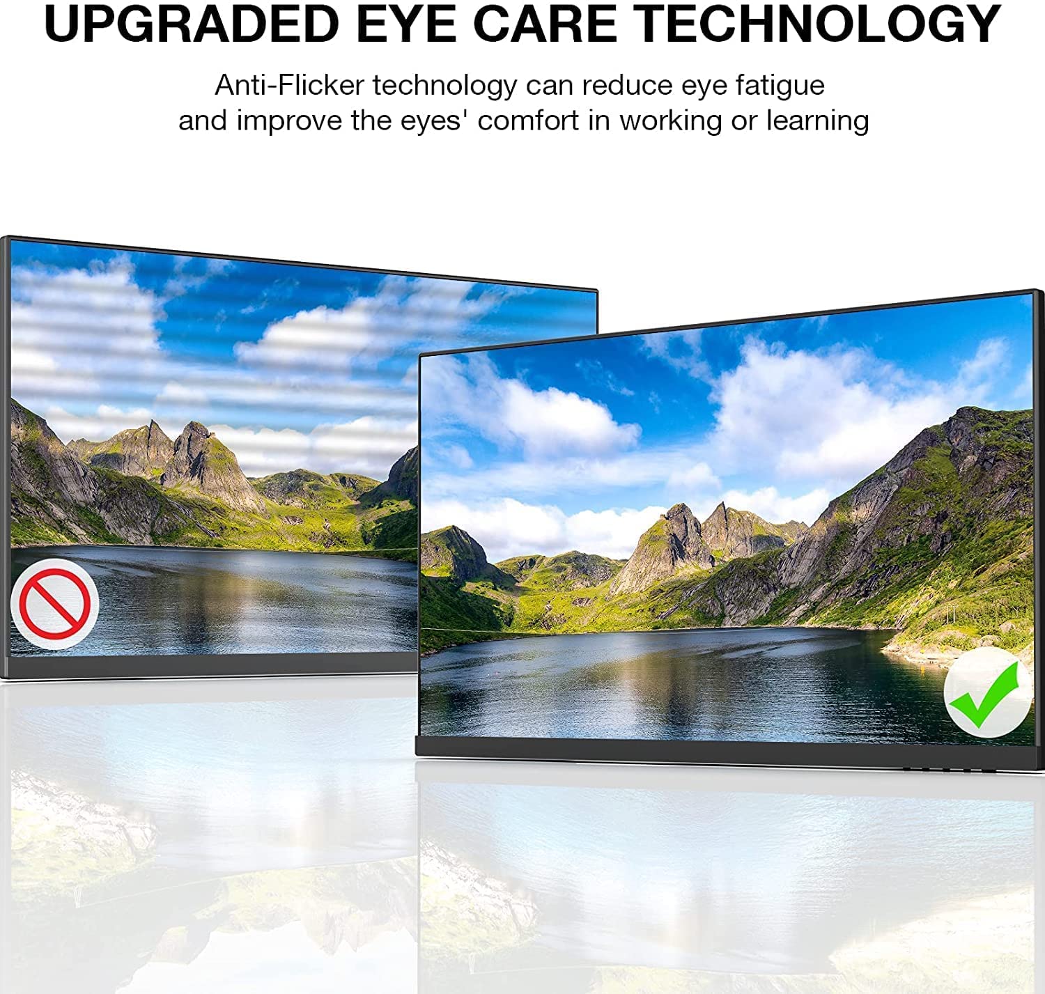 Koorui 22 Inch Computer Monitor Full Hd 1080P 100Hz Pc Gaming Screen Va Panel Ultra Slim Display 3000:1 Contrast Ratio With Adpitive Sync (Hdmi/Vga/Vesa Compatible 100X100Mm/Audio Out), Tilt, Black