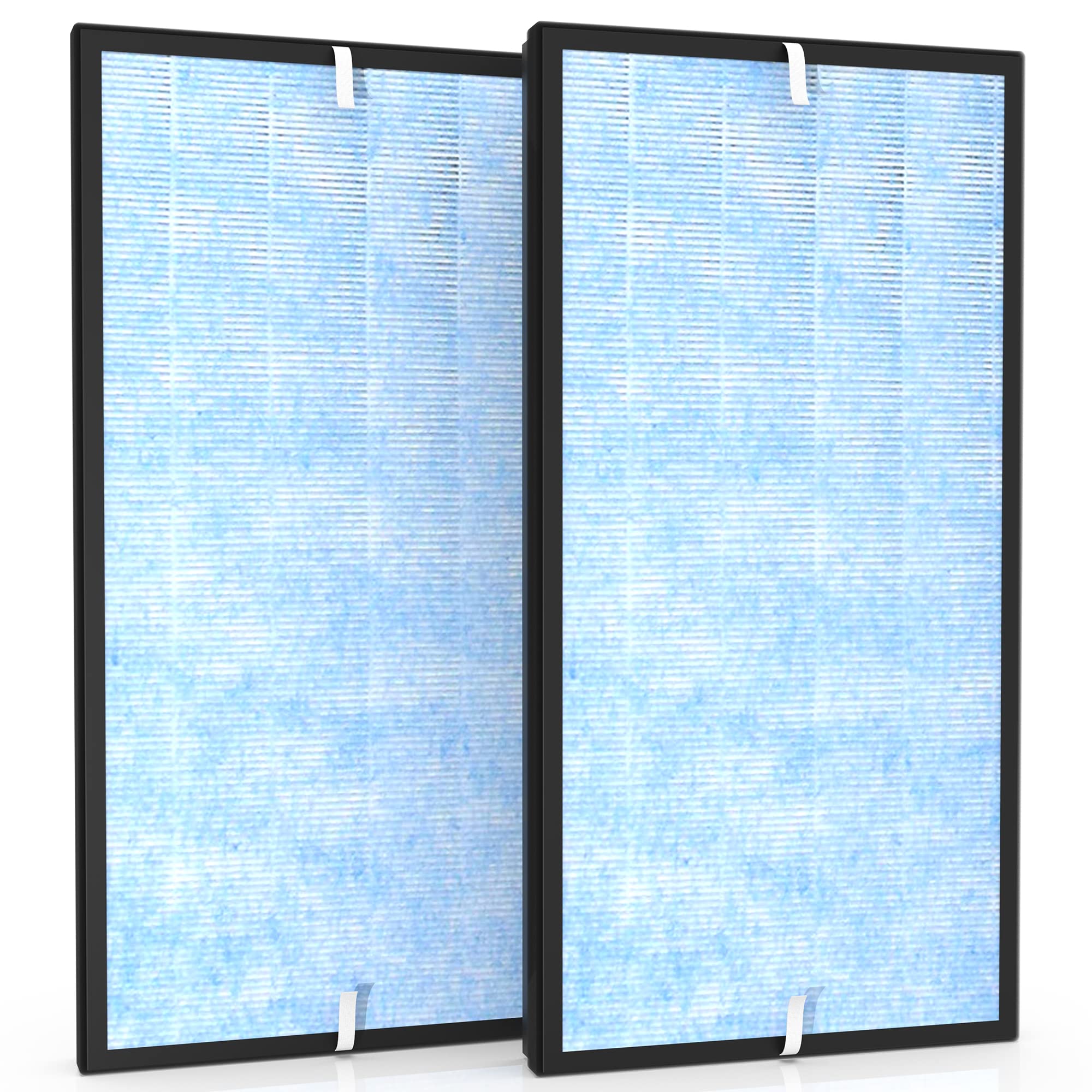 Vegebe 2 Pcs Filter Replacement Fit For Gocheer Gh Monster & Cleanforce Mega1000 & Mounto Extra Large Air Purifier, 3 In 1 Filte