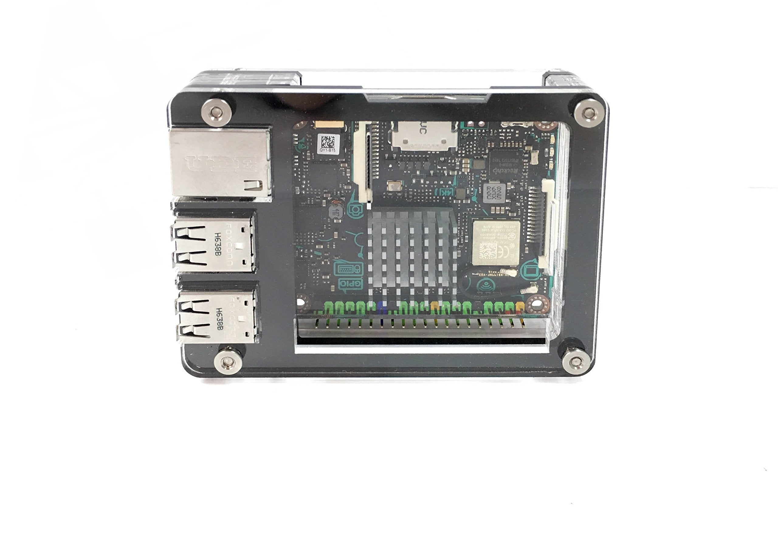 Zebra Black Ice Case For The Asus Tinker Board And Tinker Board S By C4Labs