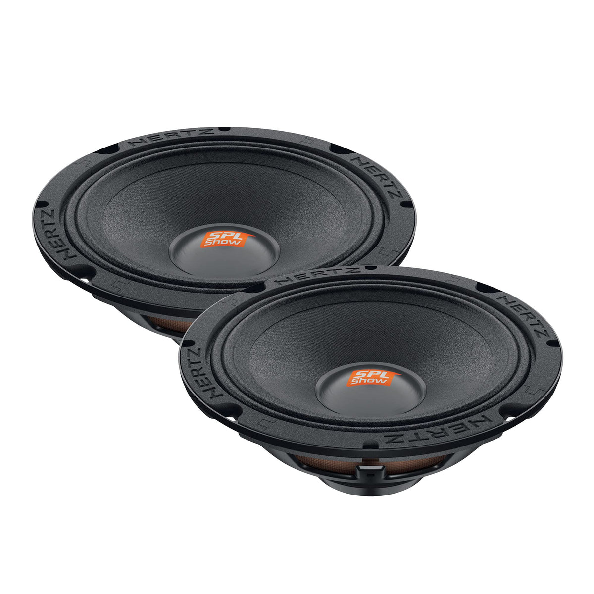 Hertz Spl Show Series Sv 165 Neo 6.5'' 4 Ohm Spl Midrange Speaker Drivers (Pair) With Neo Magnets And Uv/Waterproofing