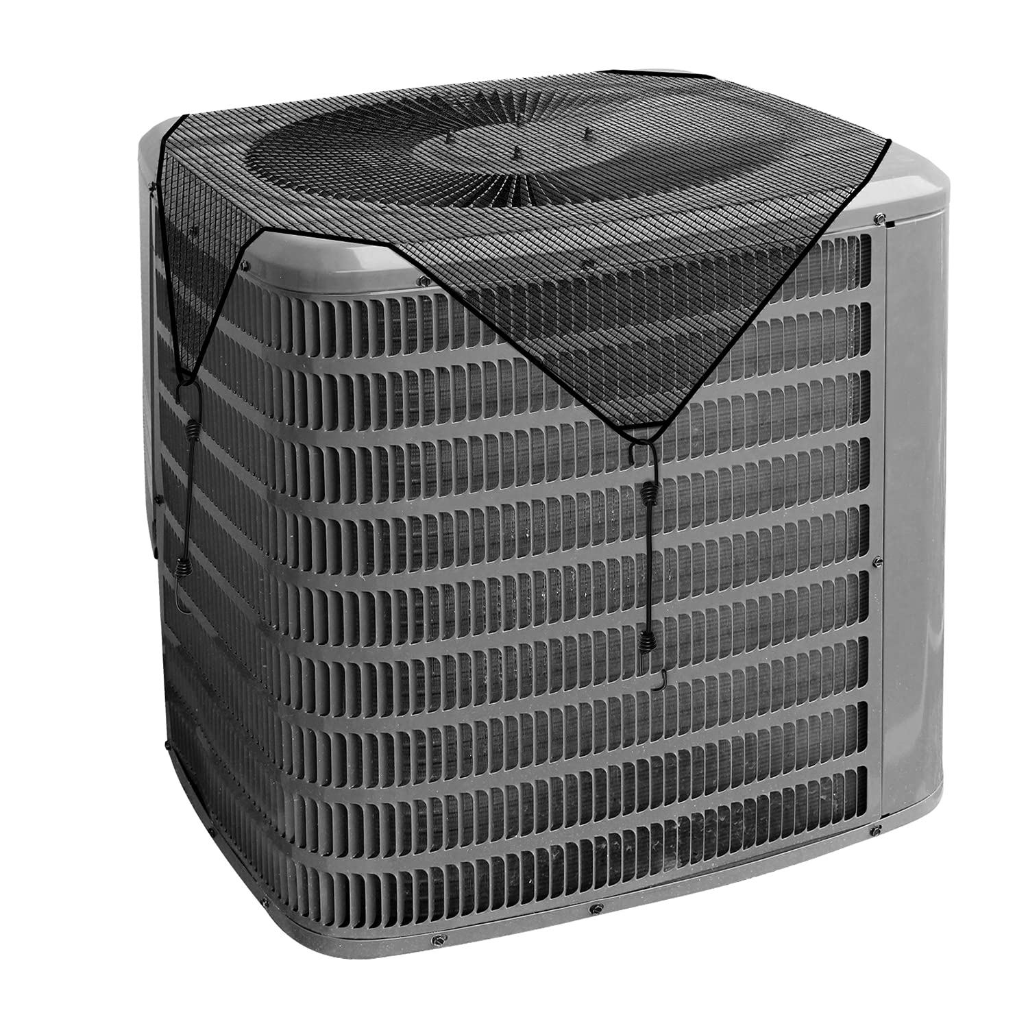 Tang Outdoor Air Conditioner Mesh Cover For Outside Ac Units 36''X36'' Air Conditioning A/C Top Cover Keep Leaves Debris Out Wit