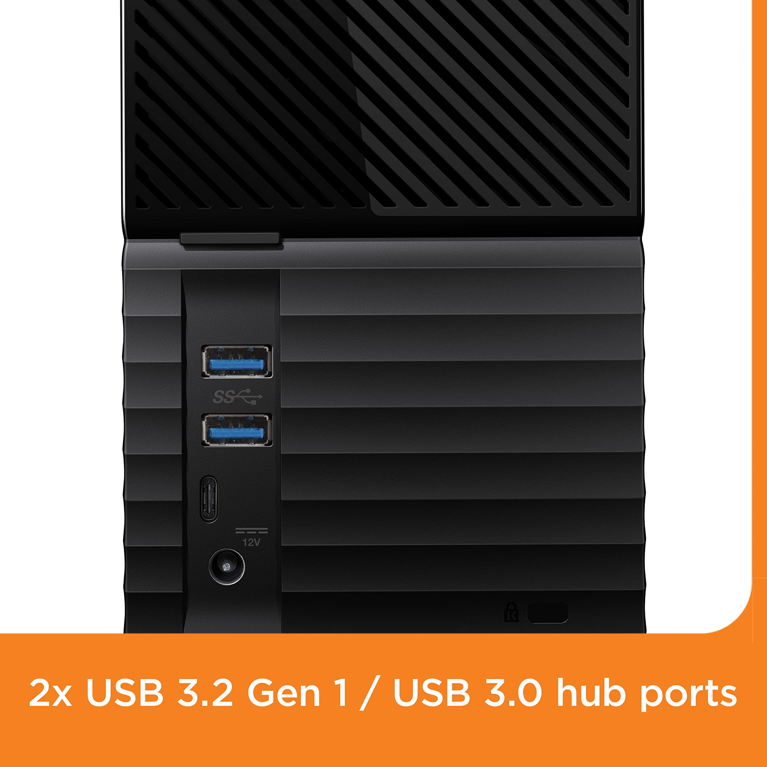 Wd 28Tb My Book Duo Desktop Raid External Hard Drive Hdd, Usb 3.1, With Password Protection And Auto Backup Software   Wdbfbe028