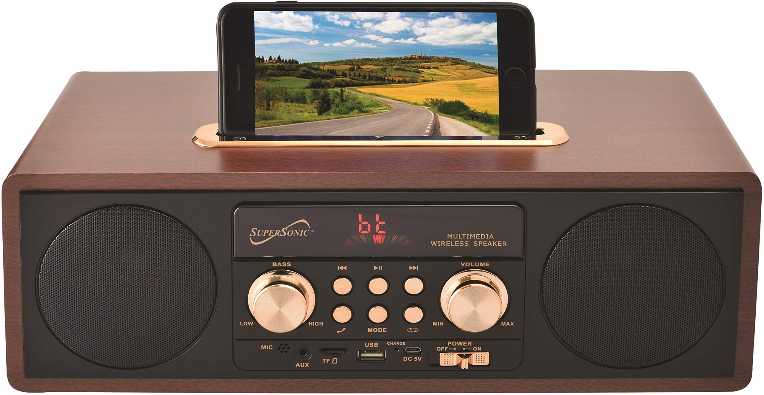 Supersonic SC1197BT Wireless Portable Bluetooth Speaker