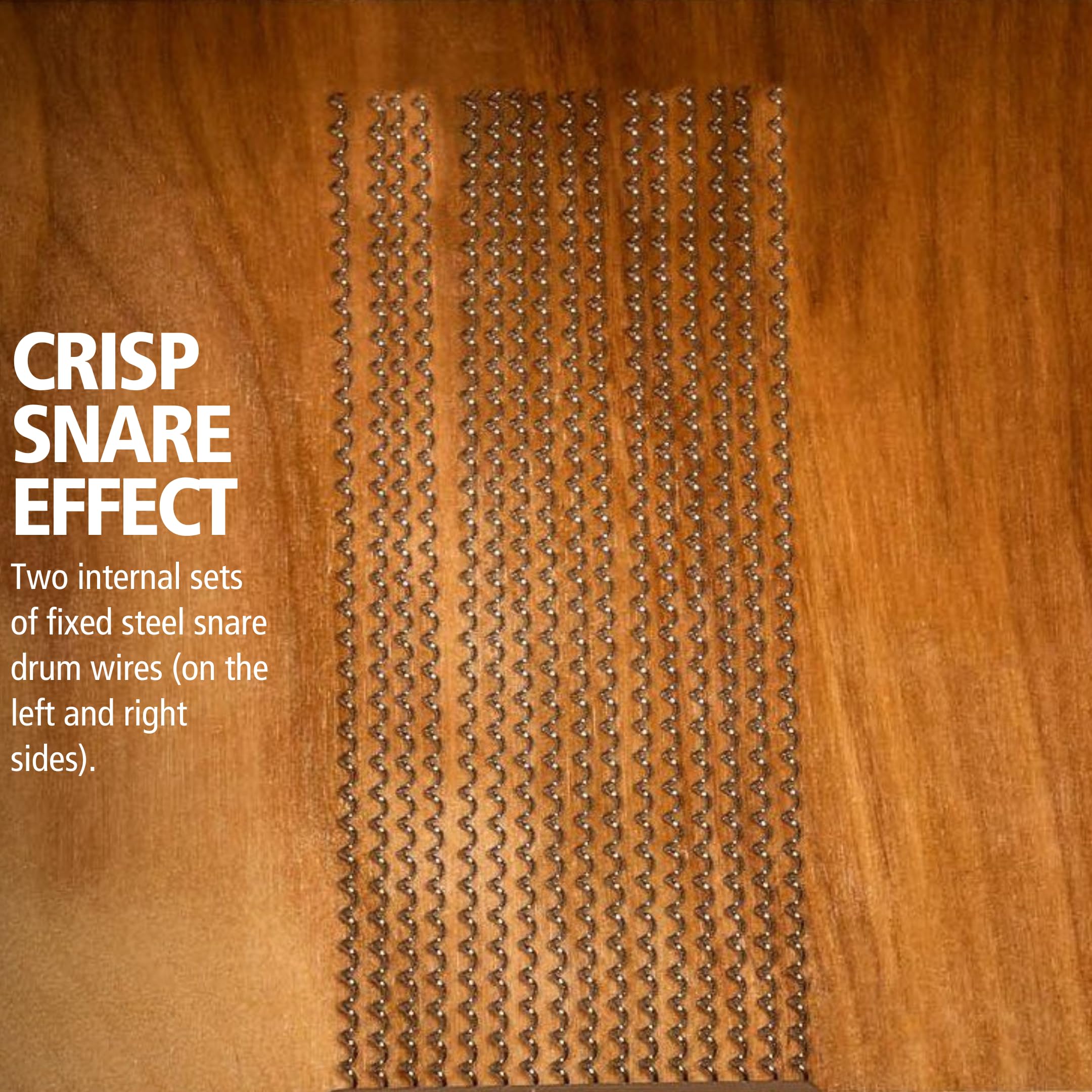 Meinl Slaptop Cajon Box Drum With Internal Snares And Forward Projecting Sound Ports   Not Made In China   Walnut Playing Surfac