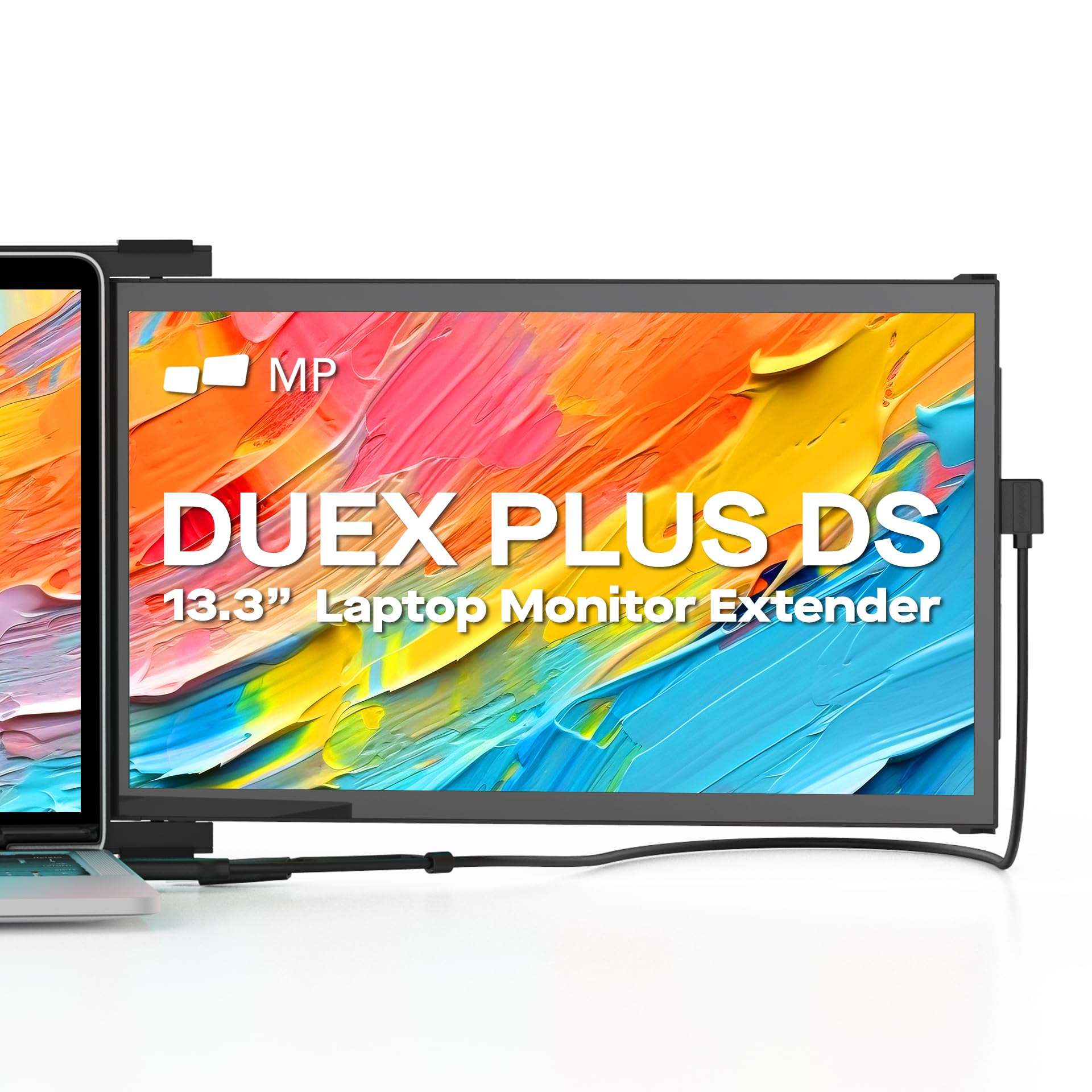 Portable Monitor For Laptops, New Mobile Pixels Duex Plus Ds 13.3'' Fhd 1080P Laptop Screen Extender, Usb C/Hdmi Plug And Play L