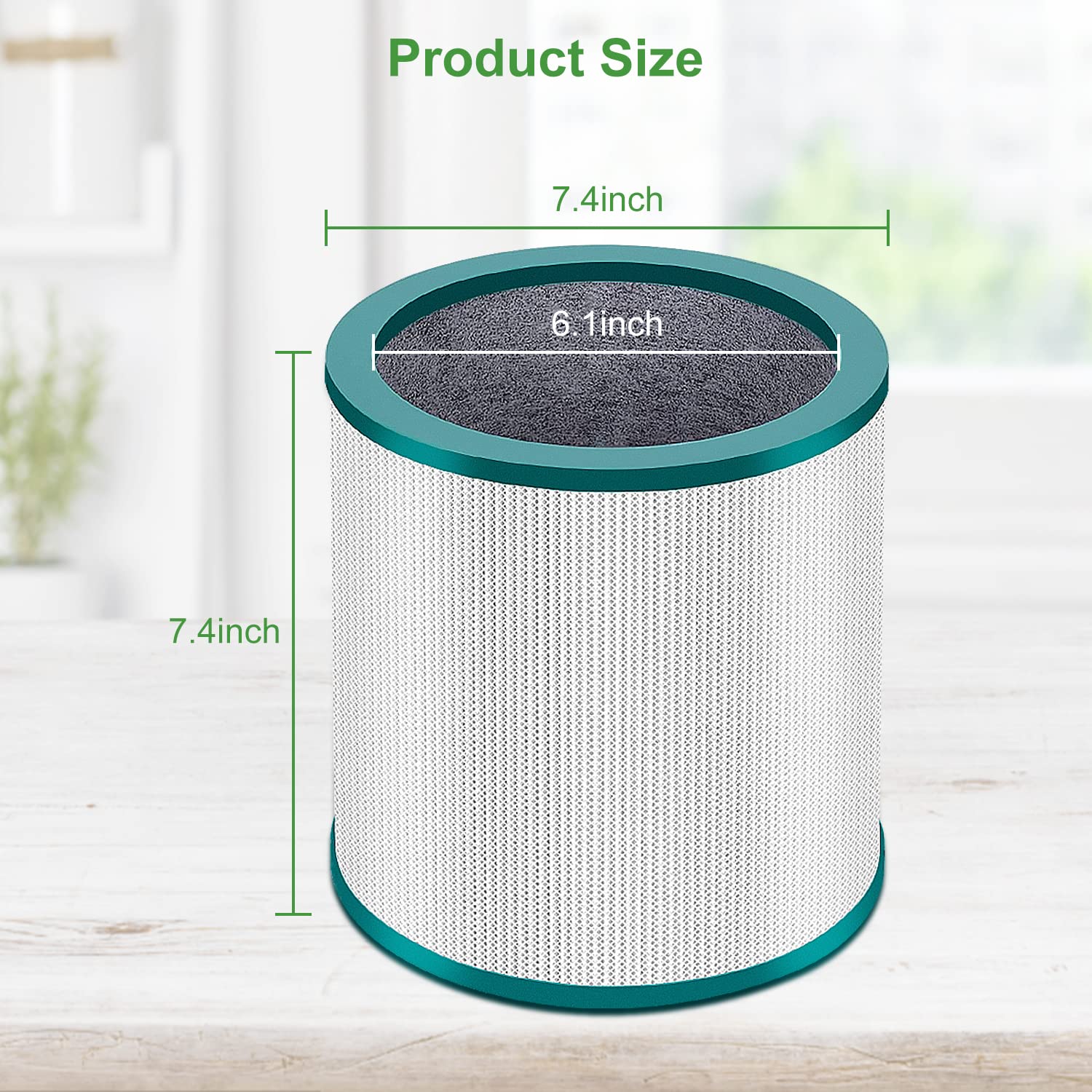 Nxbhg Tp01 Tp02 Replacement Filter 2 Pack Compatible With Dyson Pure Cool Link Tp01, Tp02, Tp03, Bp01, Am11 Tower, Nxbhg 360 Tru