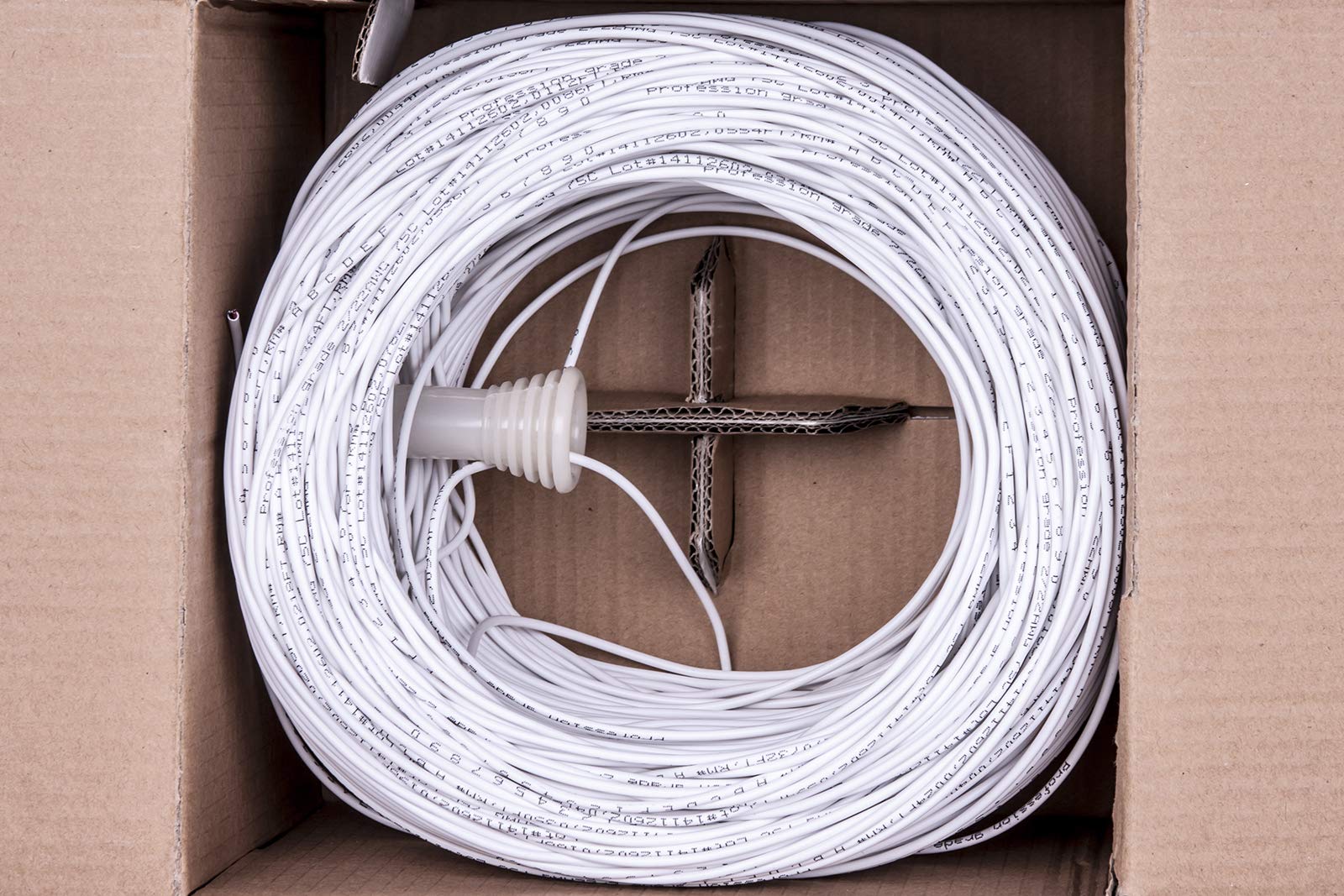 Fivestarcable 22 2 1000 Ft. Alarm Wire 22Awg 2 Conductors 22/2 22 2 Security Cable Alarm Bulk Cable For Efficient Power And Signal Transmission White