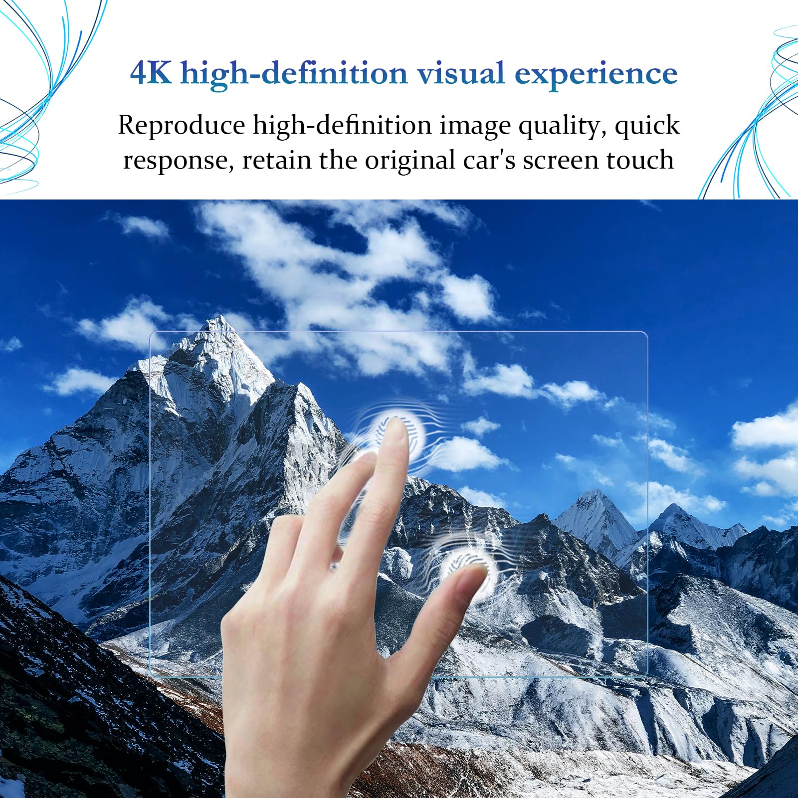 Sktu Screen Protector For 2021 2025 Ford F 150 2022 2024 Ford F 150 Lighting 12 Inch Navigation 2024 F 150 Accessories Tempered Glass Hd Clear