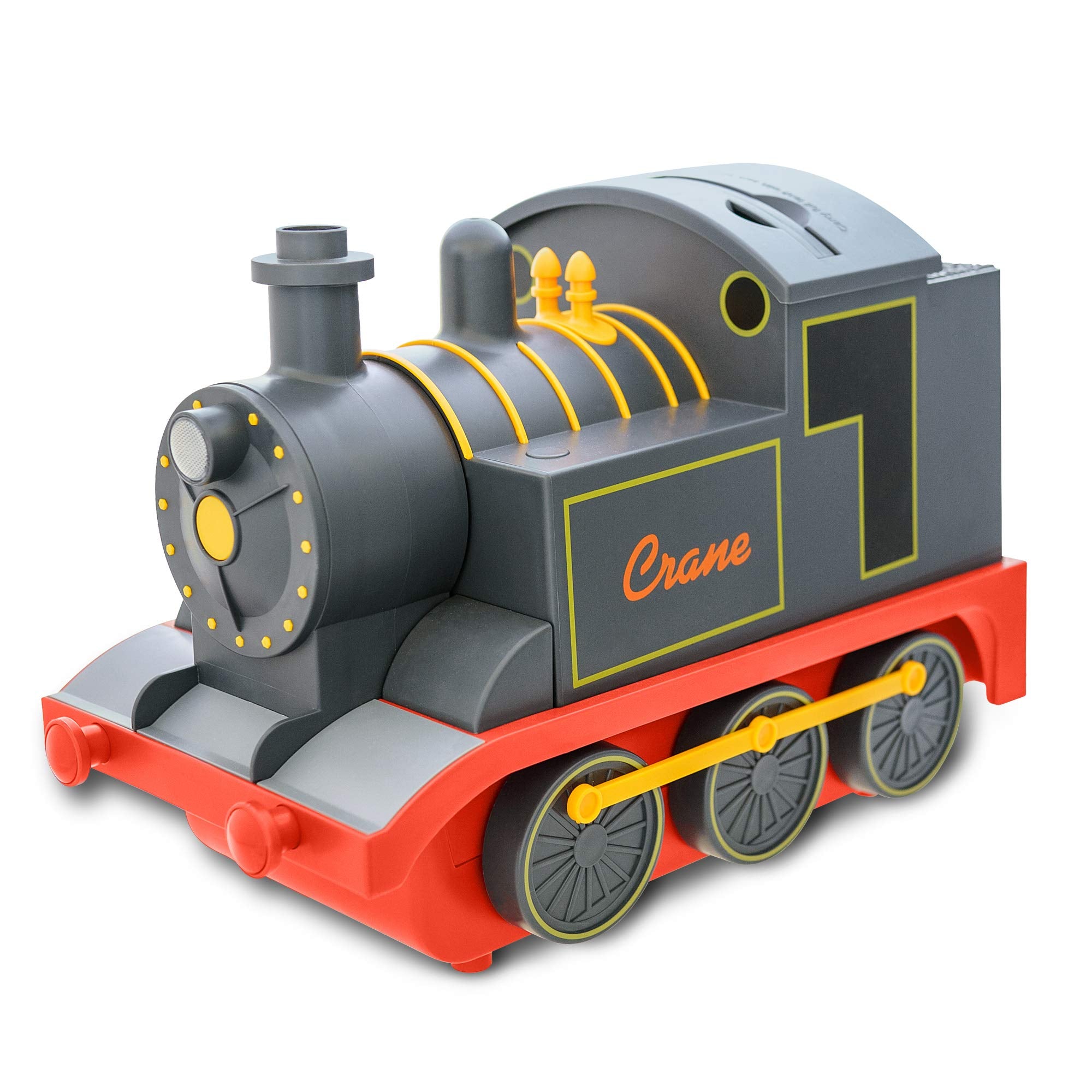 Crane Cool Mist Ultrasonic Baby Humidifier for Nursery and Kids Room, Auto Shut Off 1 Gallon, Optional Filter, Playful Design, T