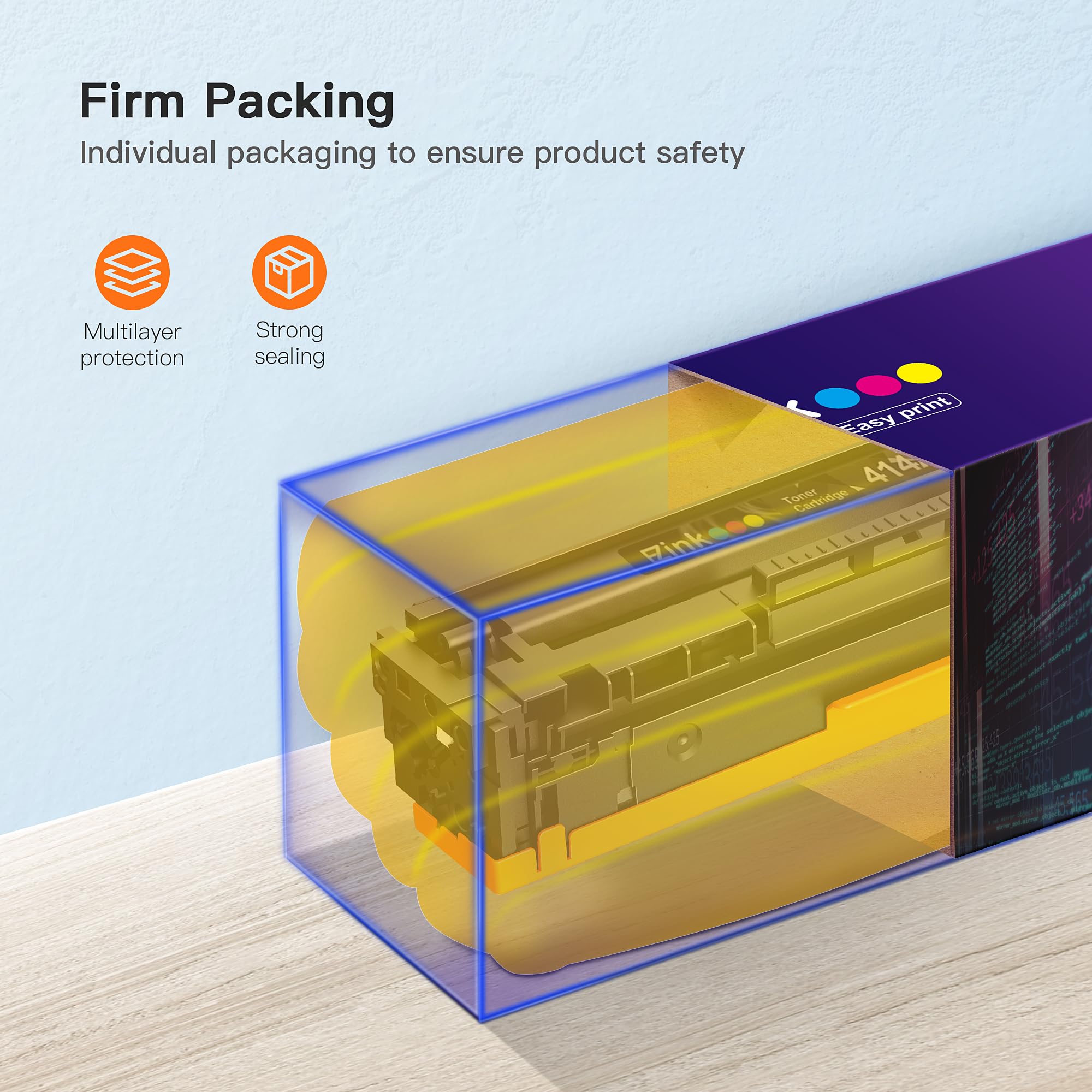 E Z Ink Compatible Toner Cartridges Replacement For Hp 414A Hp 414X 414A Toner (With Chip) To Use With Hp Color Pro M454Dw Mfp M