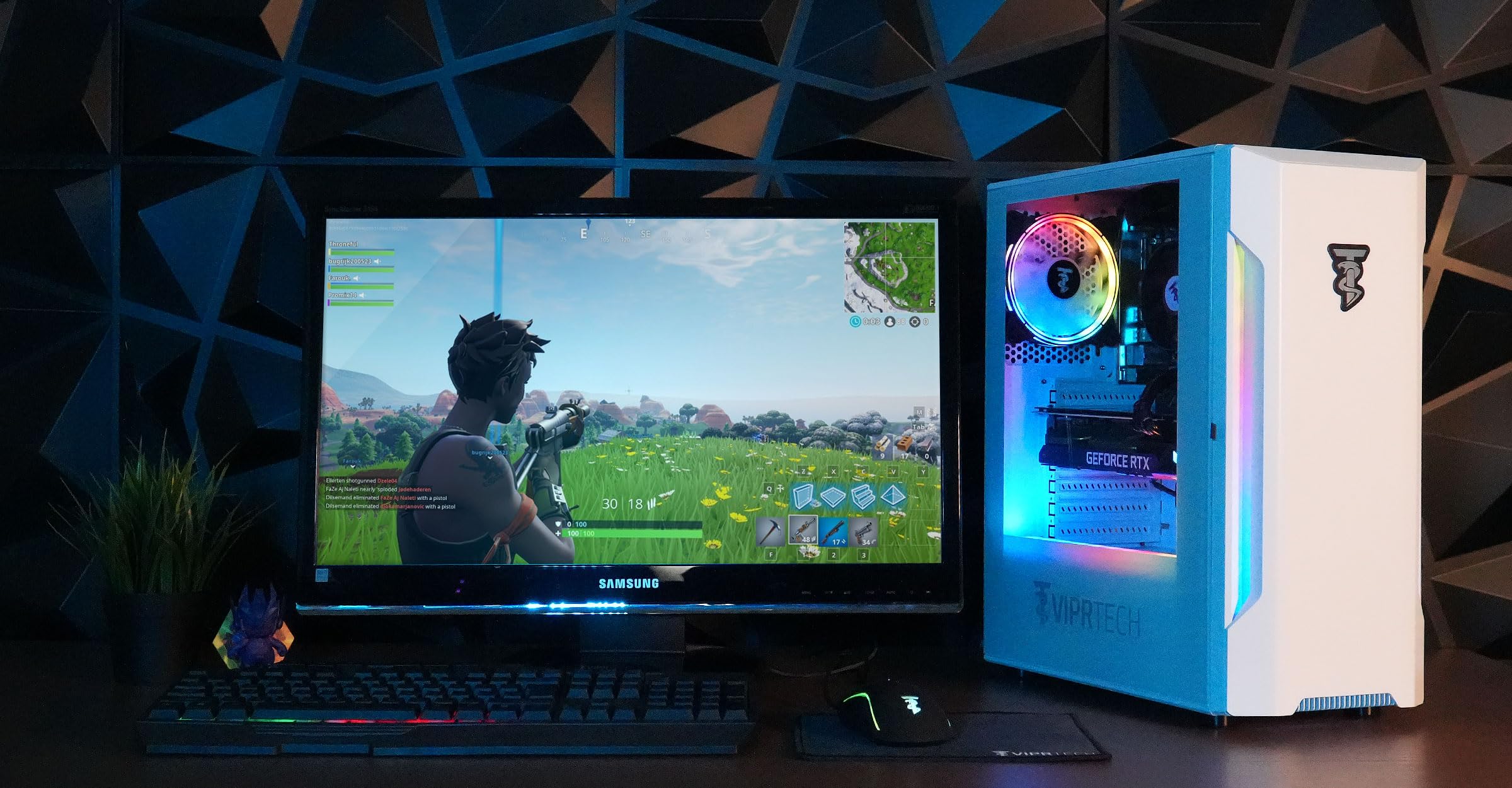 Viprtech Rebel 3.0 Gaming Pc   Amd Ryzen 5 (12 Lcore 3.9Ghz), Rtx 3060 12Gb, 32Gb Ddr4 3200 Ram, 1Tb Nvme Ssd, 600W Gold Psu, Bl